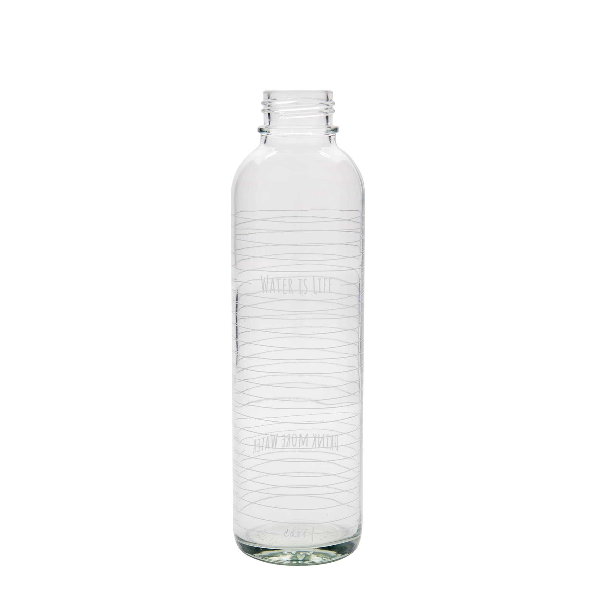 Gourde 700 ml 'CARRY Bottle', motif : Water is Life, bouchage: Bougage à vis