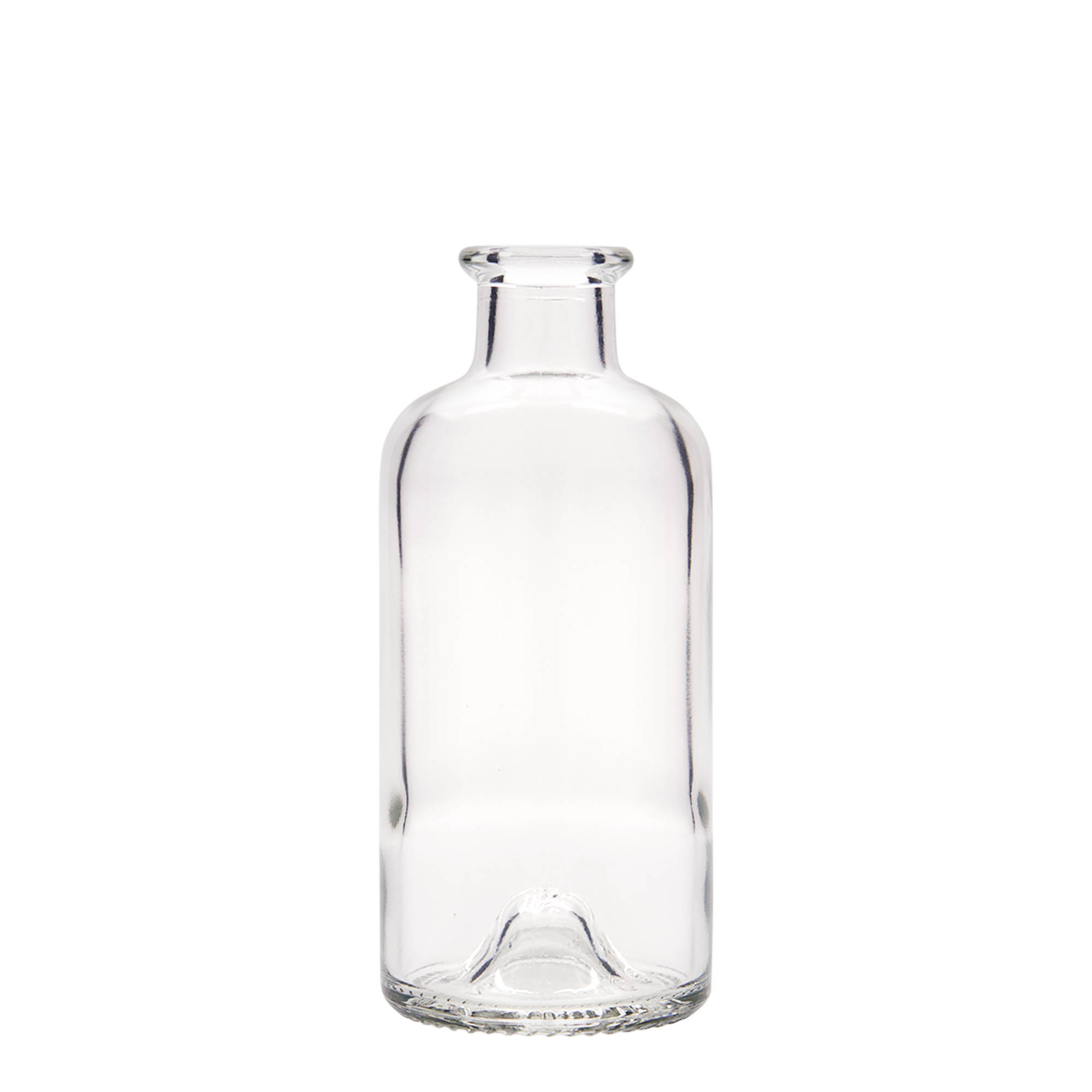 Glazen fles Apotheker, 200 ml, monding: kurk