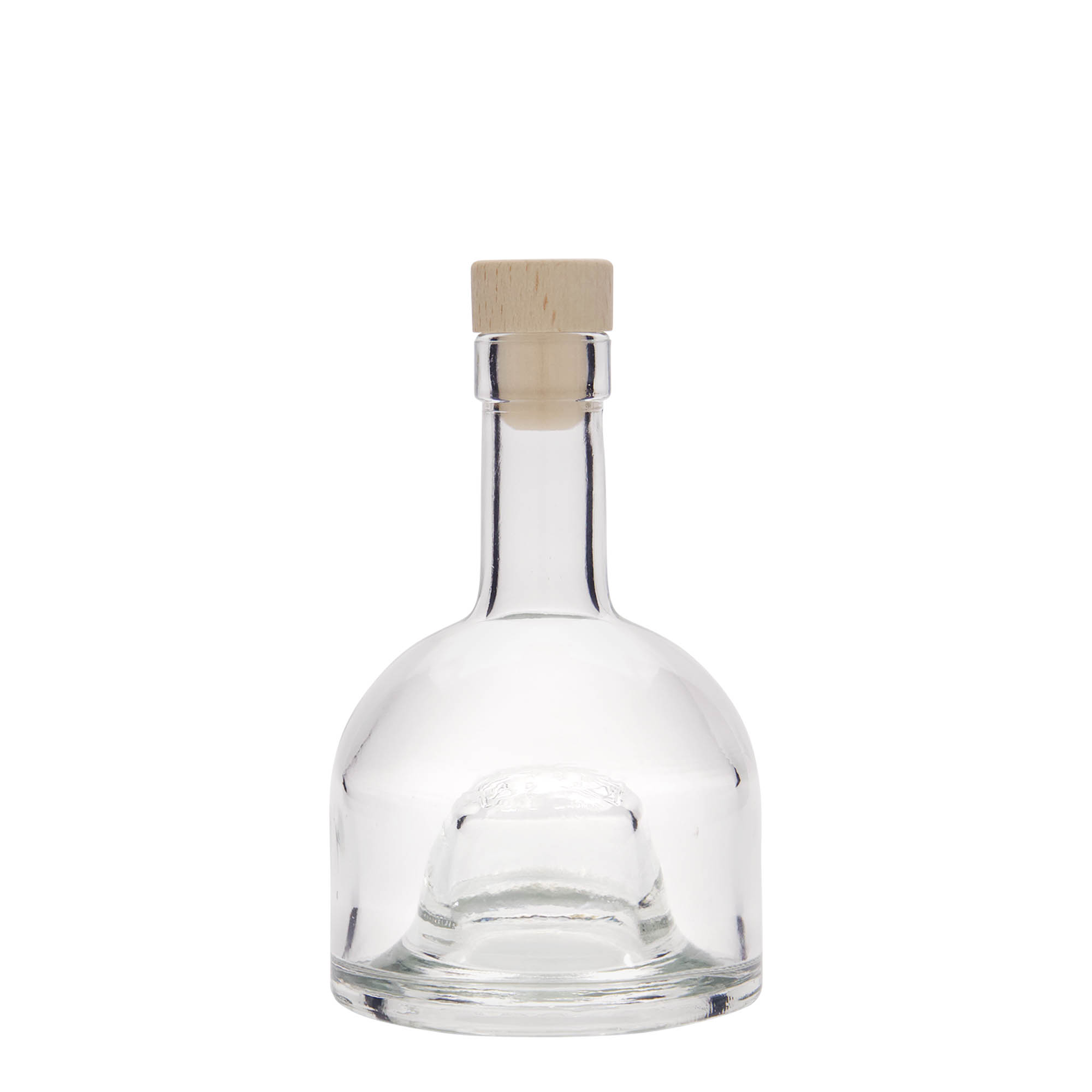 Glazen fles 'Kato', 200 ml, monding: kurk Glazen fles 'Kato', 200 ml, monding: kurk