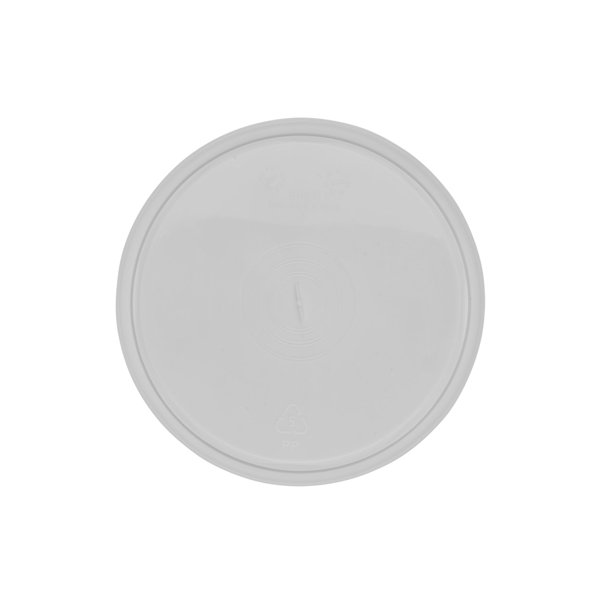 Couvercle pour seau 1,8 l, plastique PP, blanc