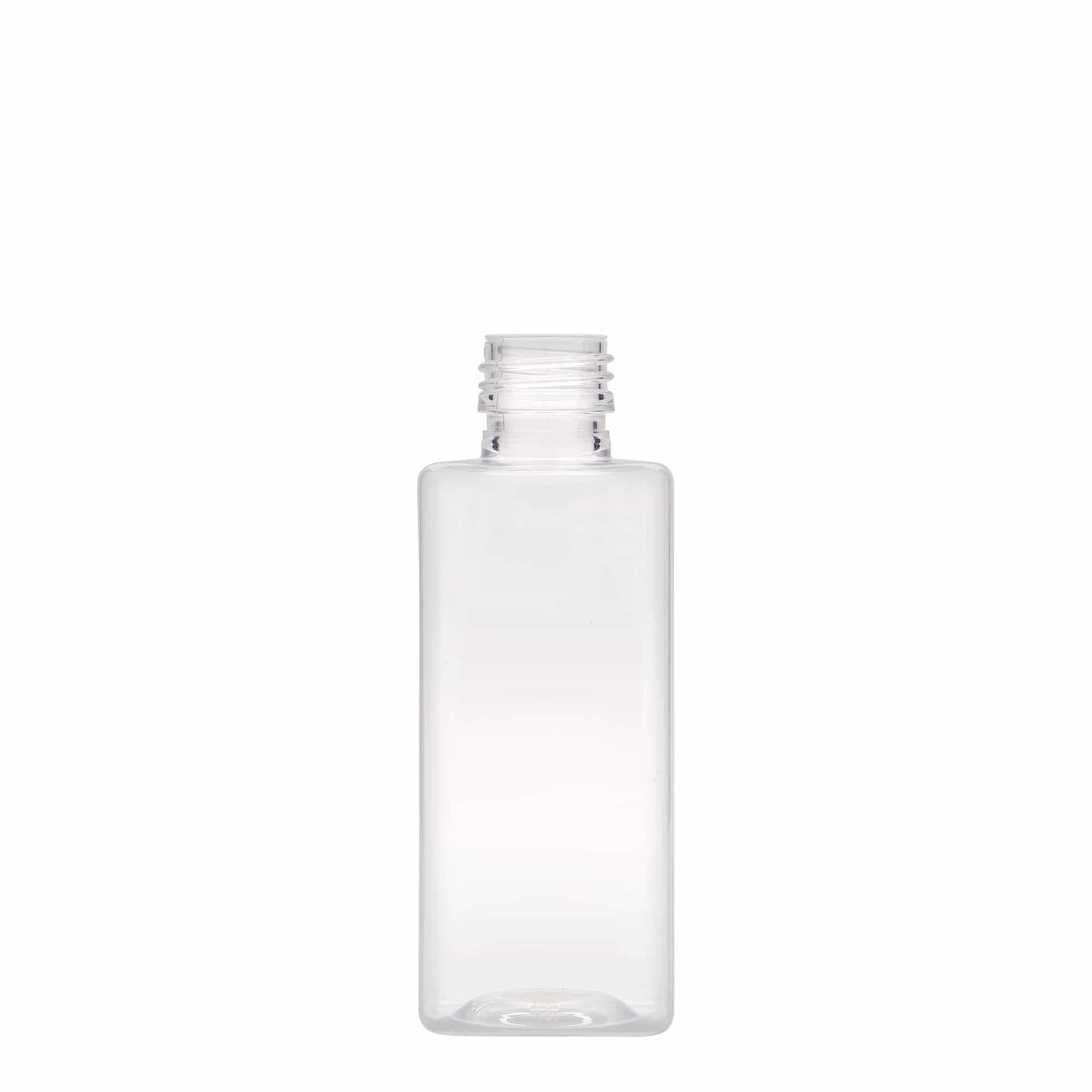 Bouteille en PET 250 ml 'Karl', carrée, plastique, bouchage: PP 28 Bouteille en PET 250 ml 'Karl', carrée, plastique, bouchage: PP 28