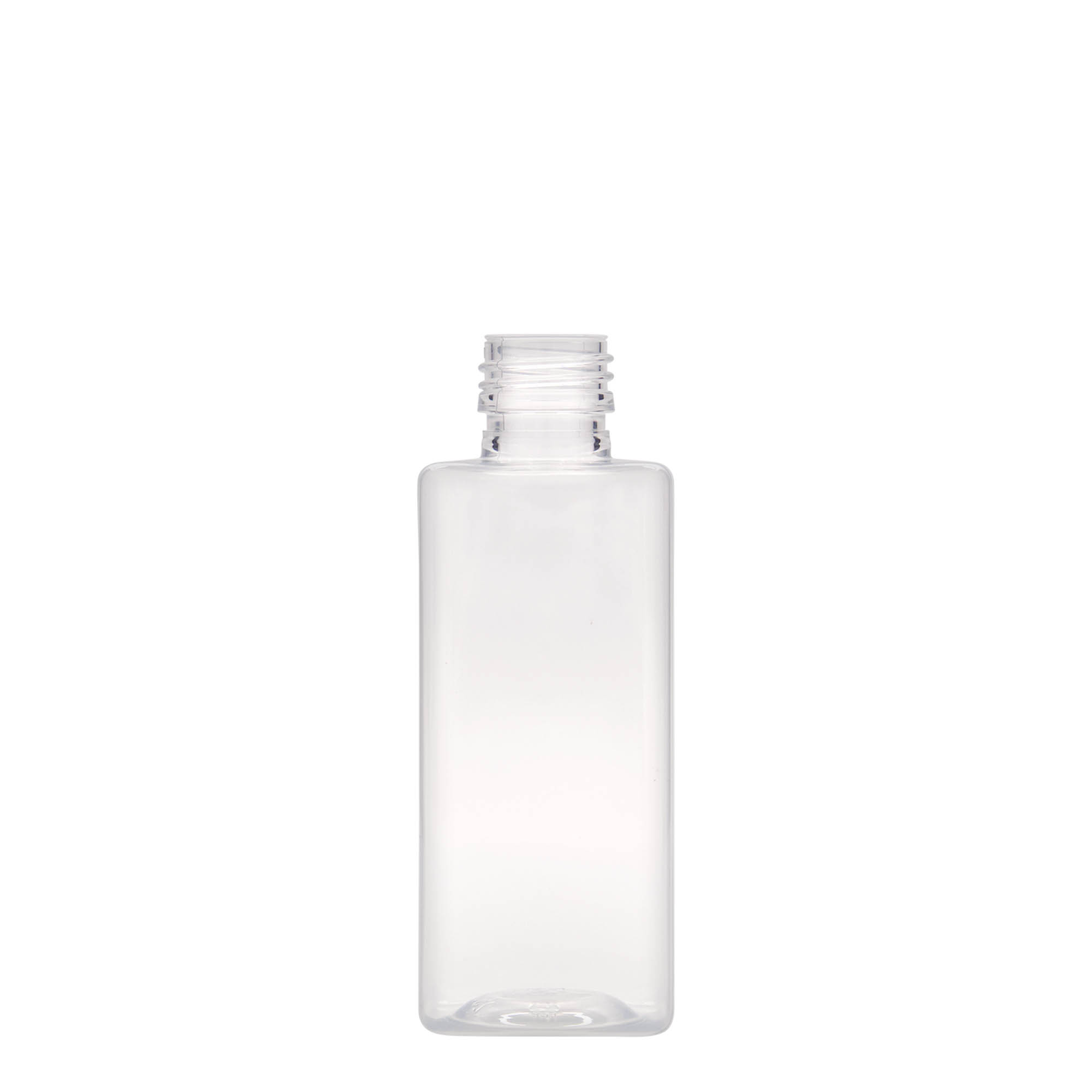 Bouteille en PET 250 ml 'Karl', carrée, plastique, bouchage: PP 28 Bouteille en PET 250 ml 'Karl', carrée, plastique, bouchage: PP 28