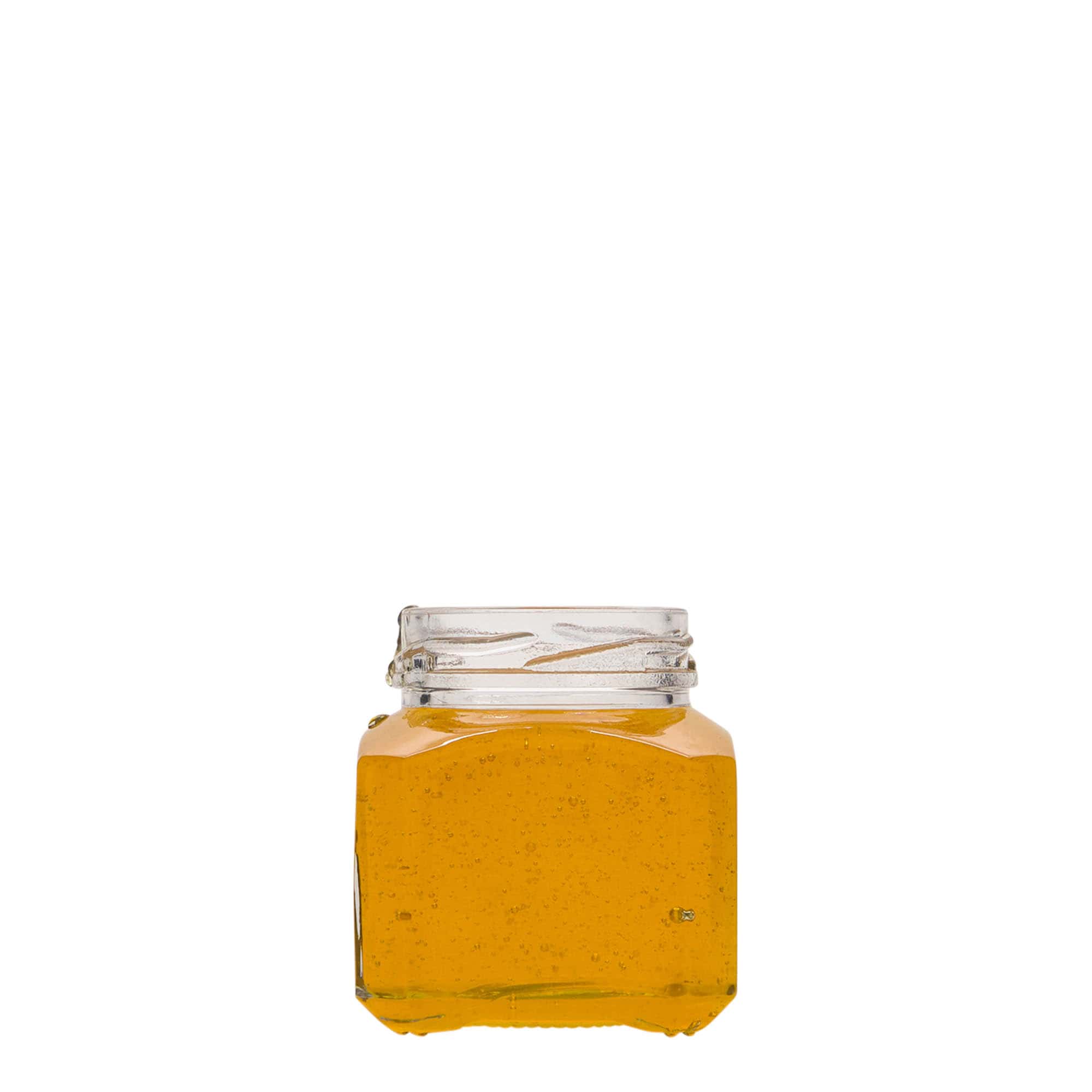 Bocal carré 106 ml « Milan », bouchage: Twist-Off (TO 48)