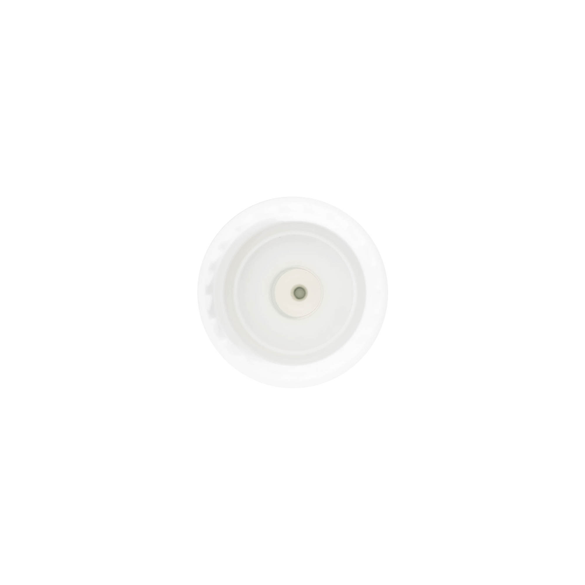 Schroefsluiting met applicator, PP-kunststof, wit, voor monding: 24/410 Schroefsluiting met applicator, PP-kunststof, wit, voor monding: 24/410