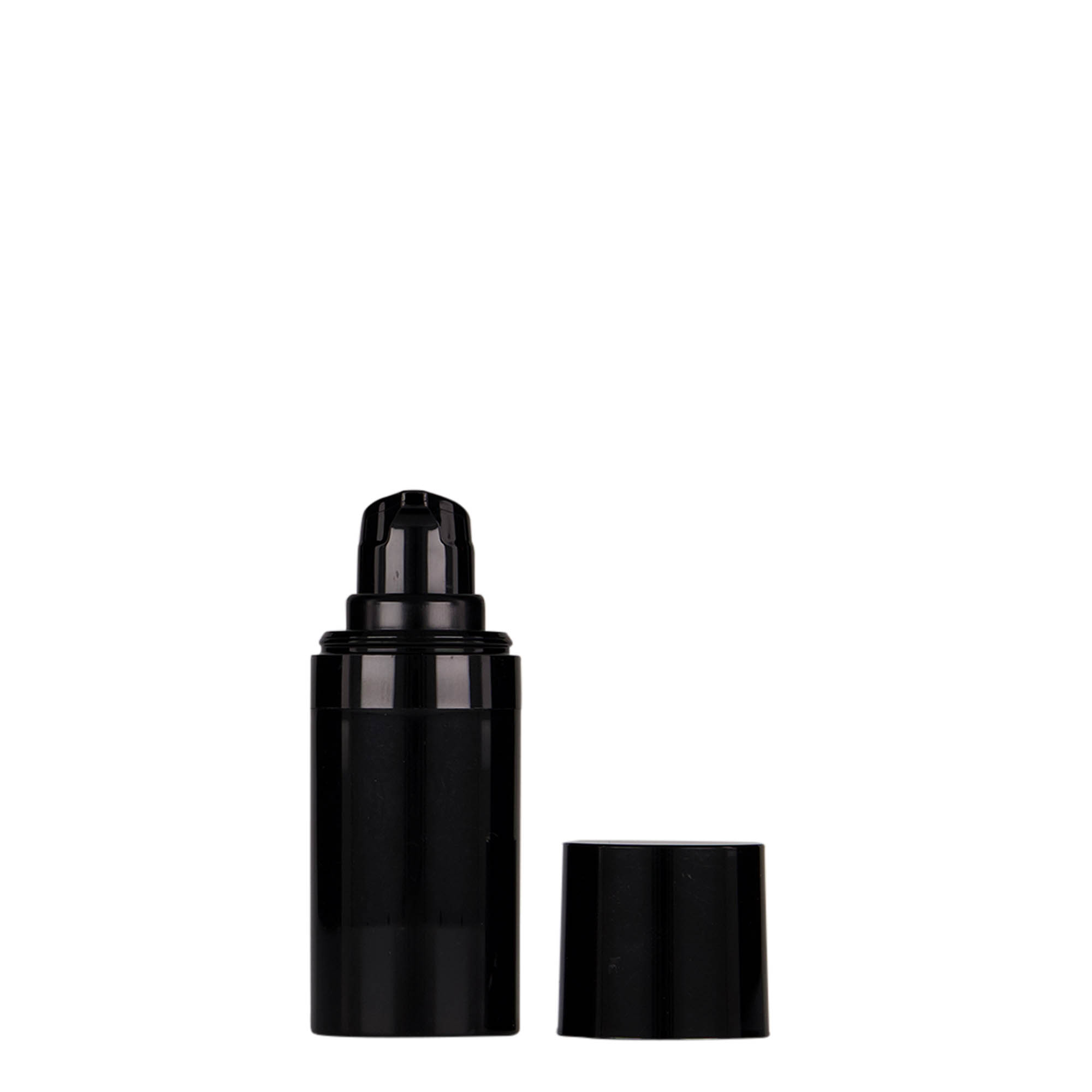 Flacon airless 15 ml 'Micro', plastique PP, noir Flacon airless 15 ml 'Micro', plastique PP, noir