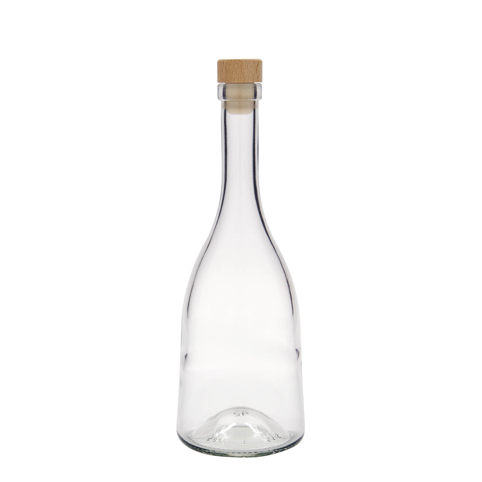 Glazen fles 'Rustica speciale', 500 ml, monding: kurk