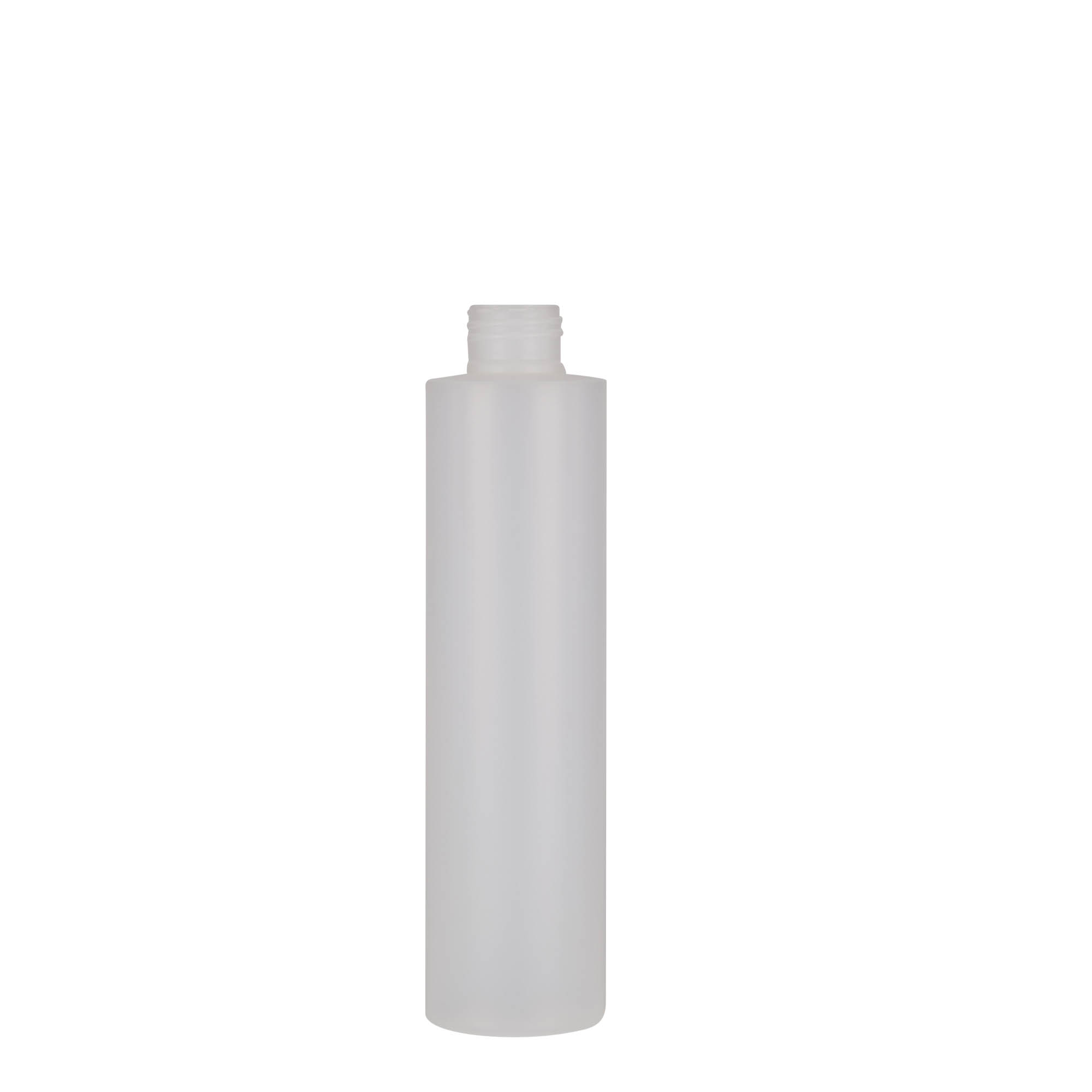 Plastic fles 'Pipe', 200 ml, HDPE, naturel, monding: 24/410