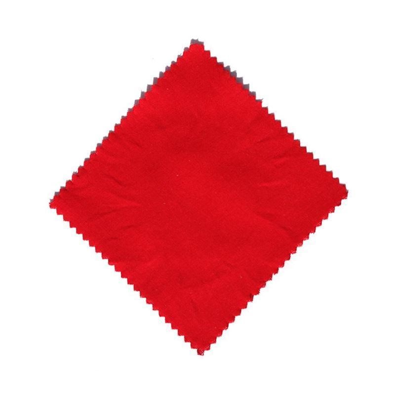 Stoffen lapje voor potten, 15x15, vierkant, textiel, rood, monding: TO58-TO82 Stoffen lapje voor potten, 15x15, vierkant, textiel, rood, monding: TO58-TO82