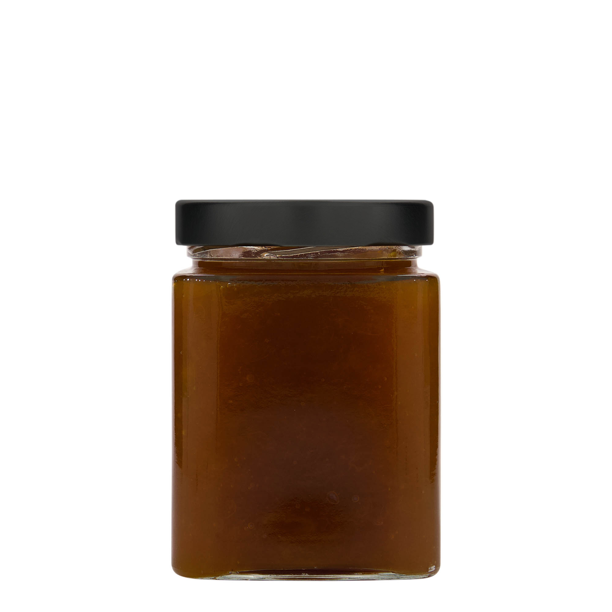 Vierkante pot 'Ikarus', 580 ml, monding: deep-twist-off (DTO 82) Vierkante pot 'Ikarus', 580 ml, monding: deep-twist-off (DTO 82)