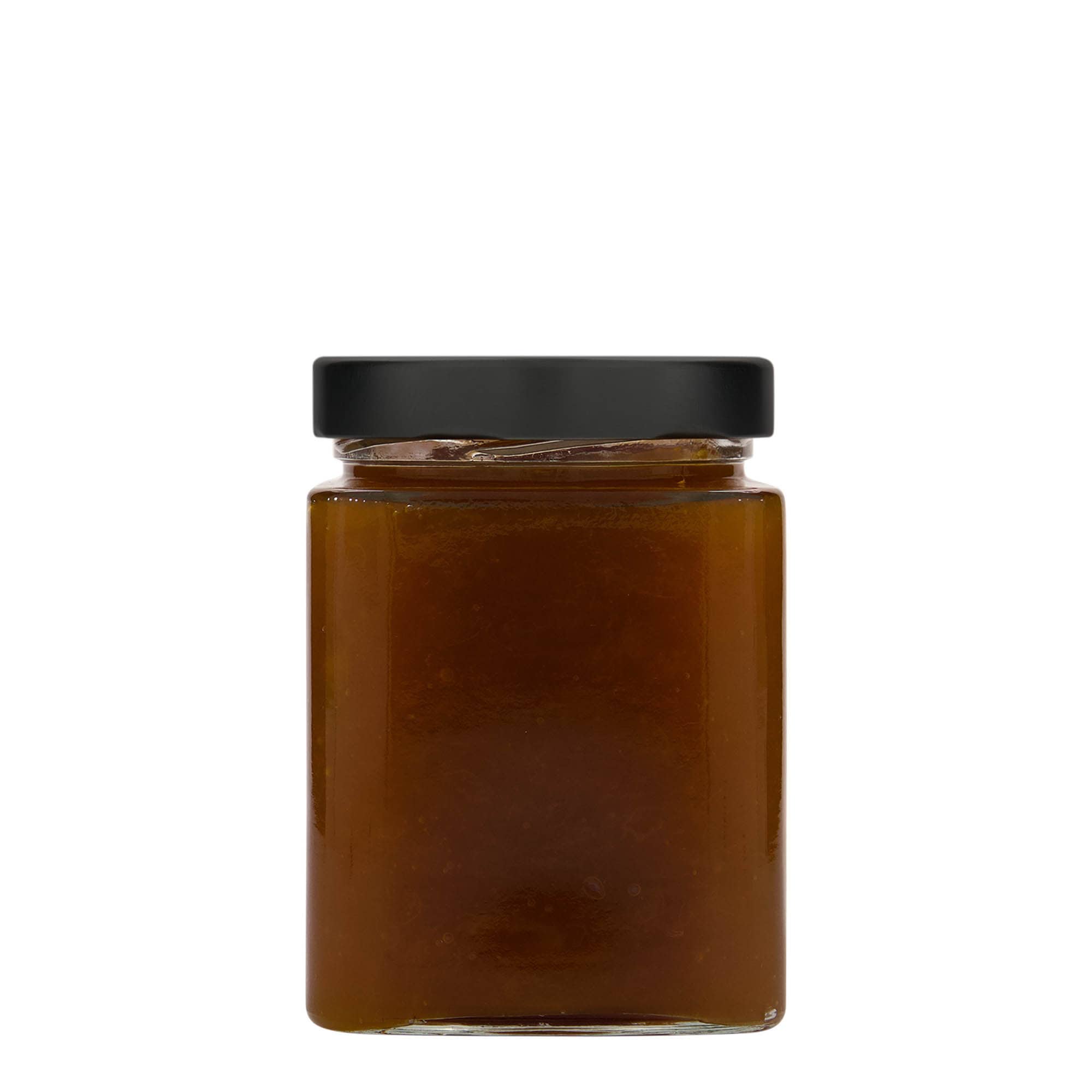 Bocal carré 580 ml « Ikarus », bouchage: Deep-Twist-Off (DTO 82)