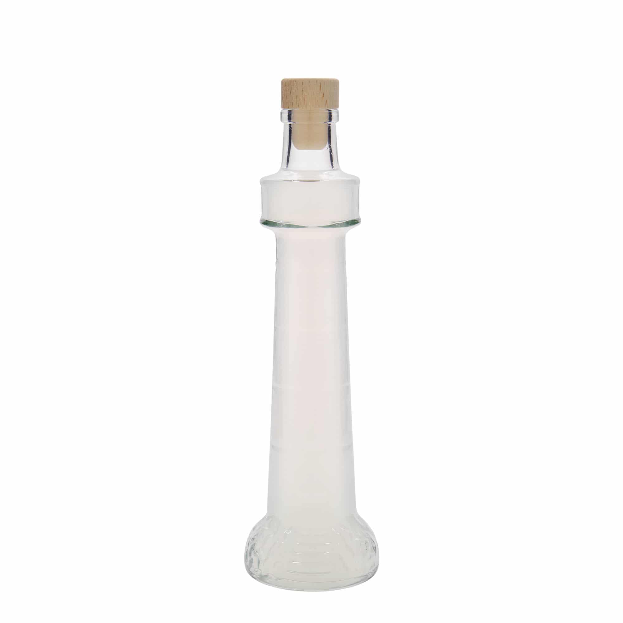 Bouteille en verre 200 ml 'Phare', bouchage: bouchon