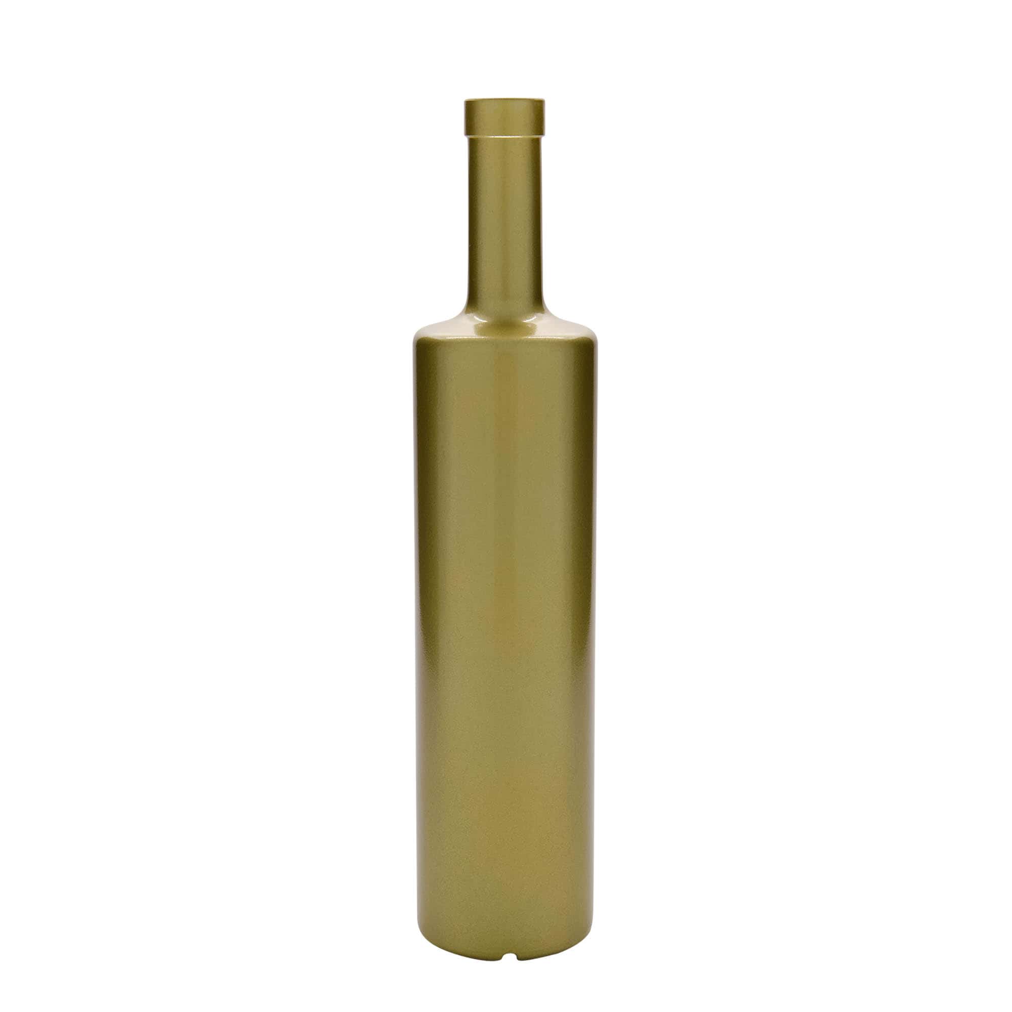 Bouteille en verre 700 ml 'Centurio', dorée, bouchage: bouchon