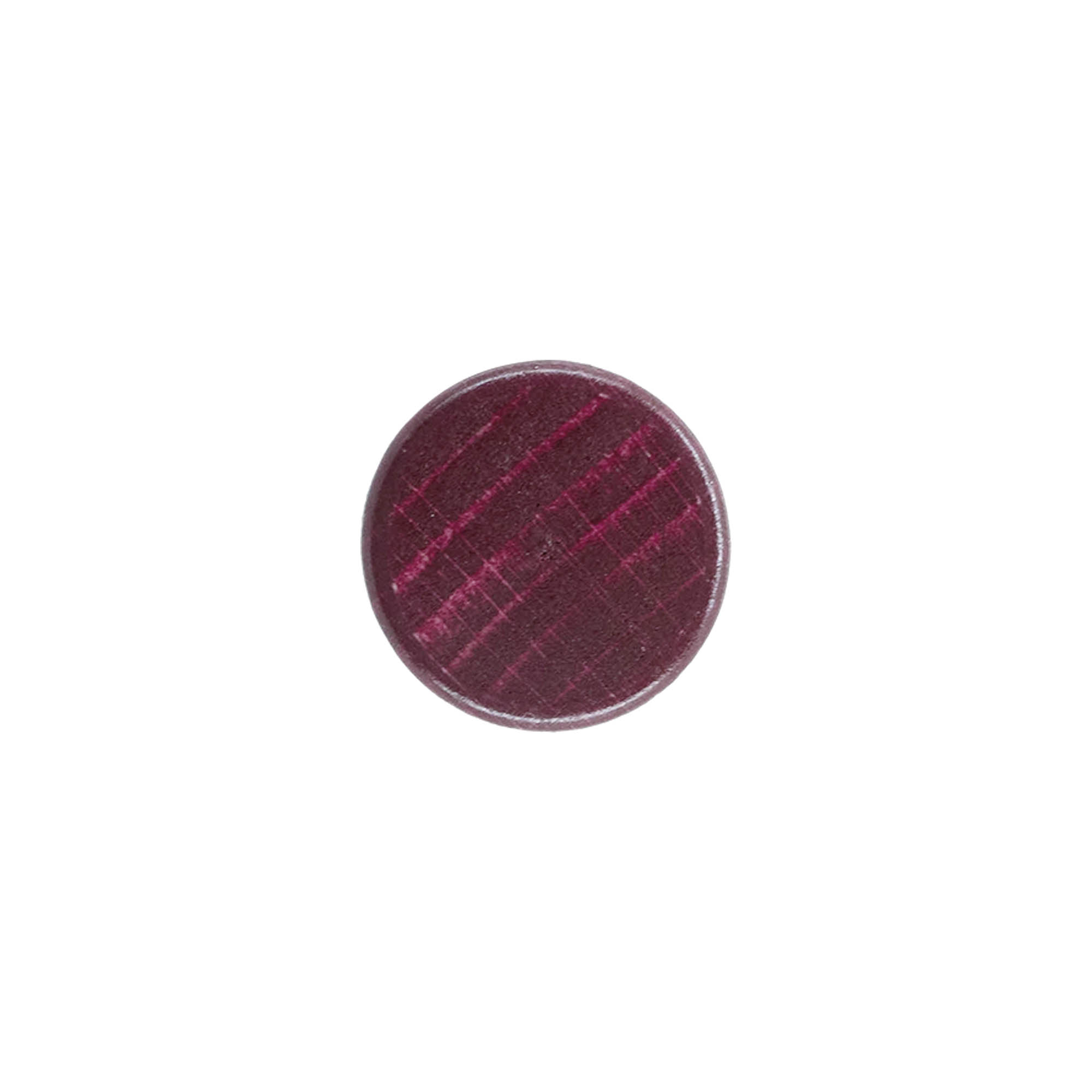 Dopkurk, 19 mm, hout/kunststof, bordeauxrood, voor monding: kurk