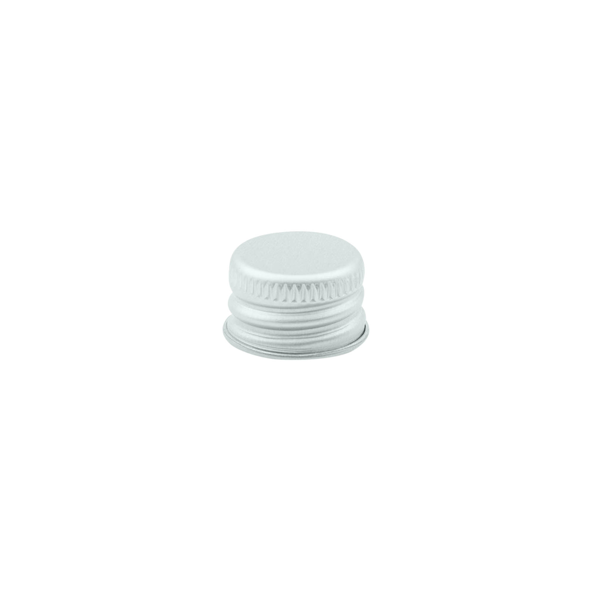 Schroefsluiting, metaal, zilver, voor monding: 18/410