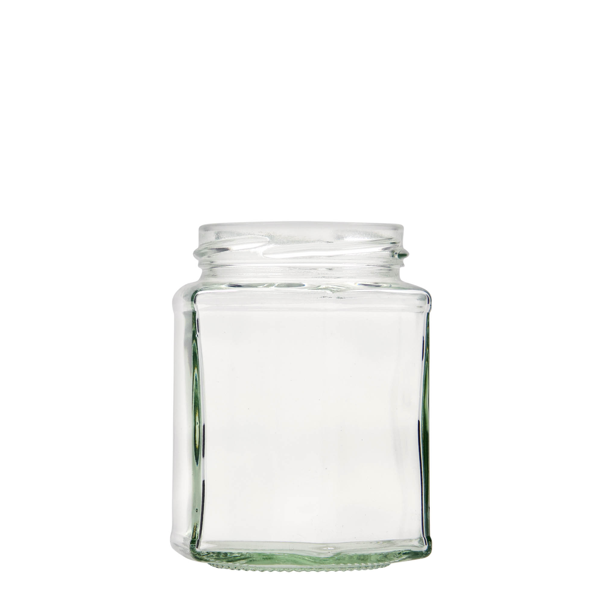Bocal hexagonal 324 ml, bouchage: Twist-Off (TO 66)