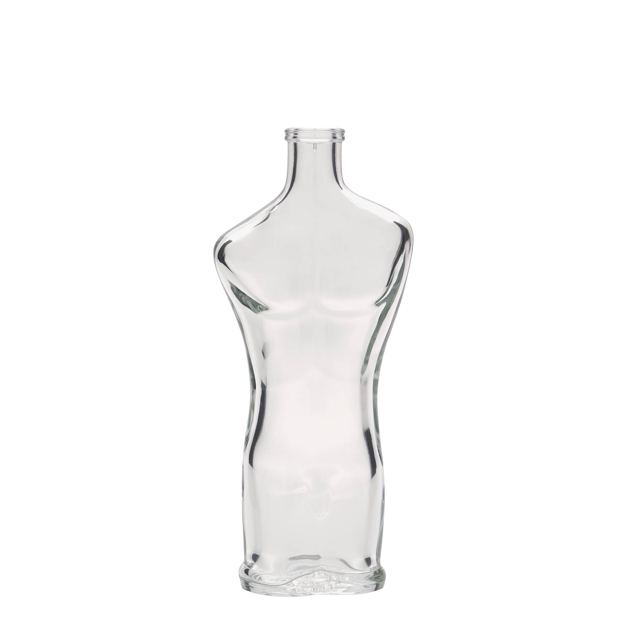 Glazen fles 'Adam', 200 ml, monding: kurk Glazen fles 'Adam', 200 ml, monding: kurk