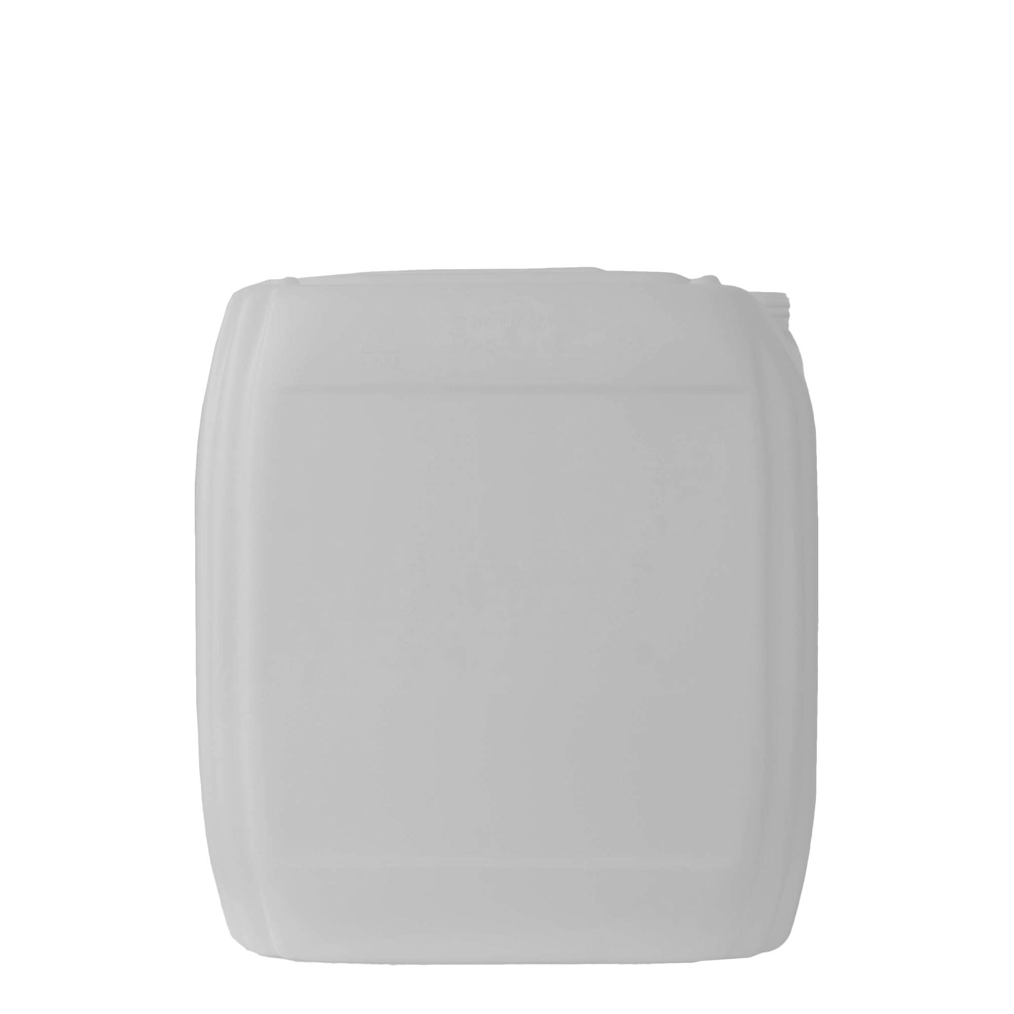 Bidon 30 l, rectangulaire, plastique PEHD, nature, bouchage: ND 60 Bidon 30 l, rectangulaire, plastique PEHD, nature, bouchage: ND 60