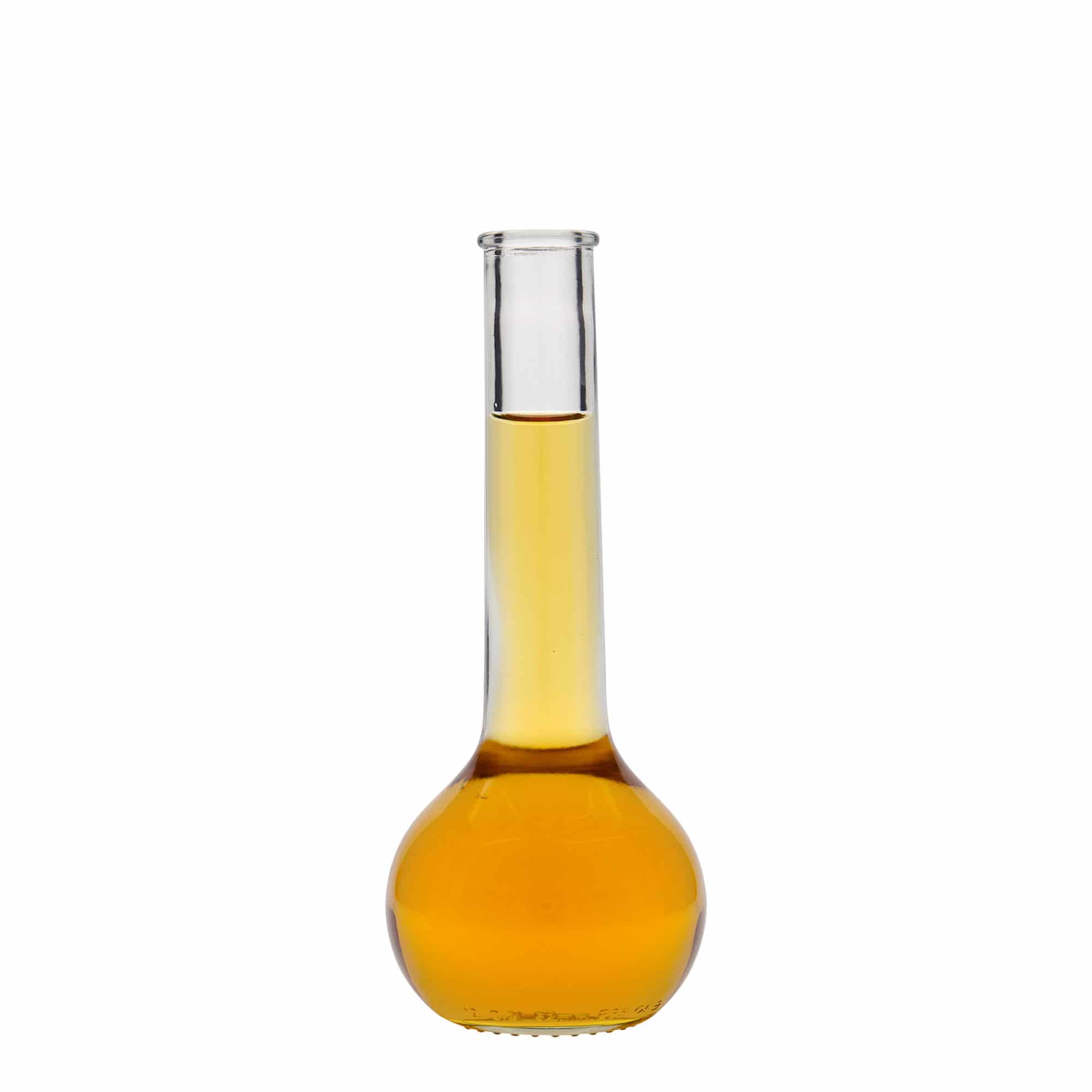 Glazen fles 'Tulipano', 200 ml, monding: kurk Glazen fles 'Tulipano', 200 ml, monding: kurk