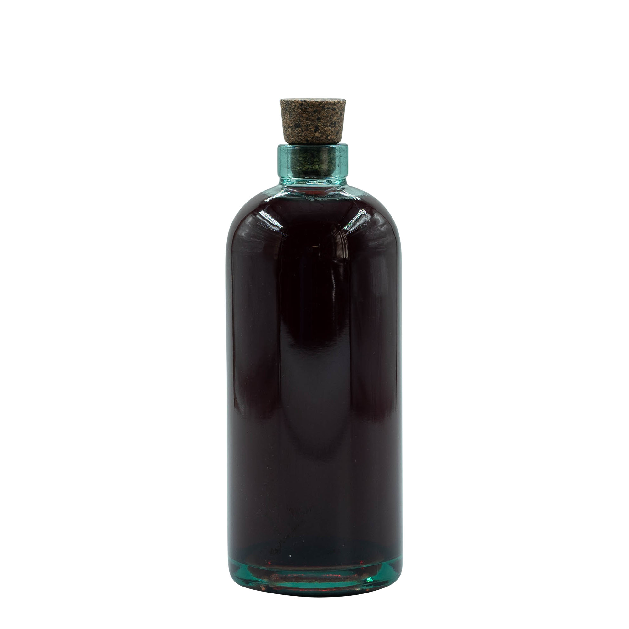 Glazen fles 'Farm', 700 ml, monding: kurk Glazen fles 'Farm', 700 ml, monding: kurk