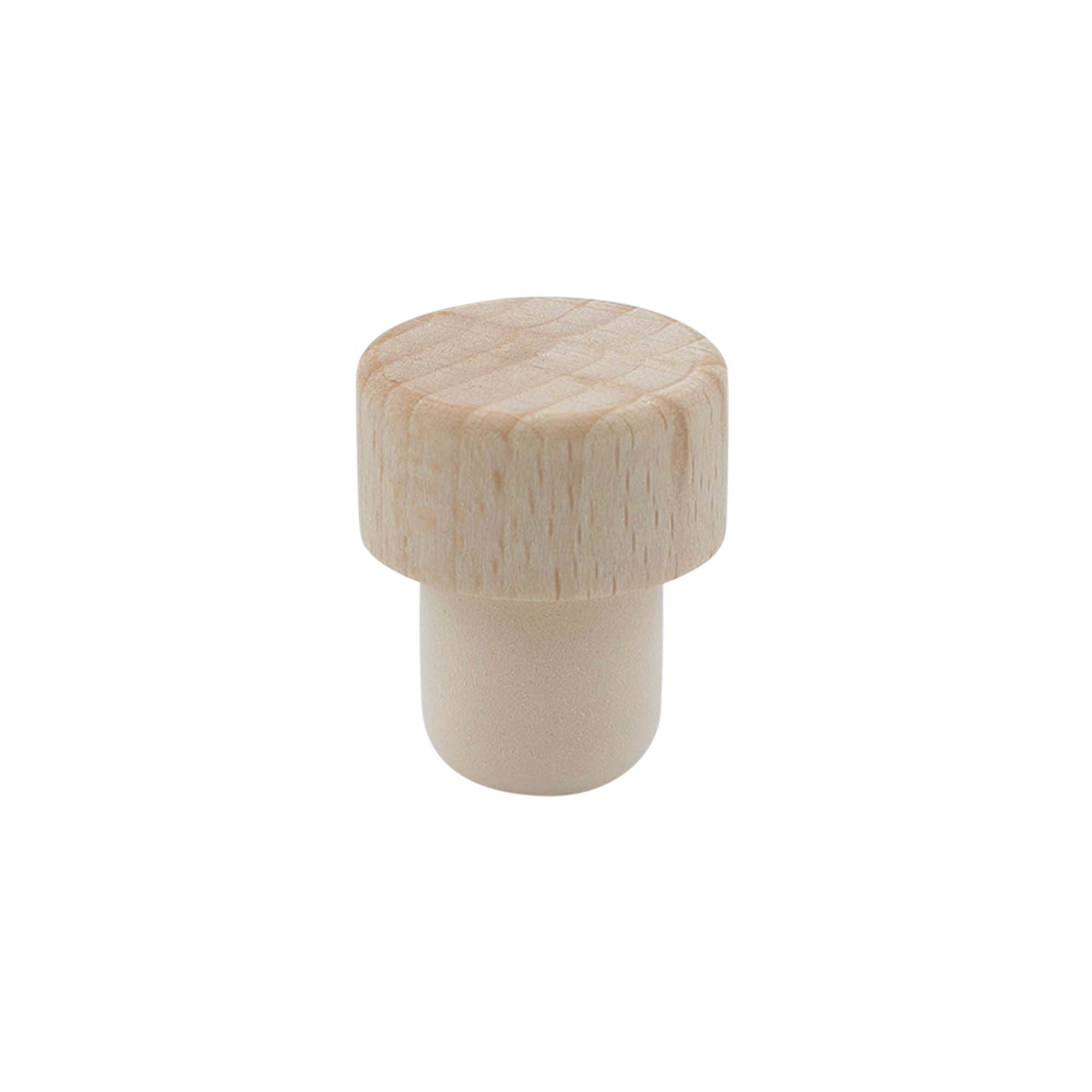 Bouchon à poignée 19 mm, bois/plastique, pour bouchage: bouchon Bouchon à poignée 19 mm, bois/plastique, pour bouchage: bouchon