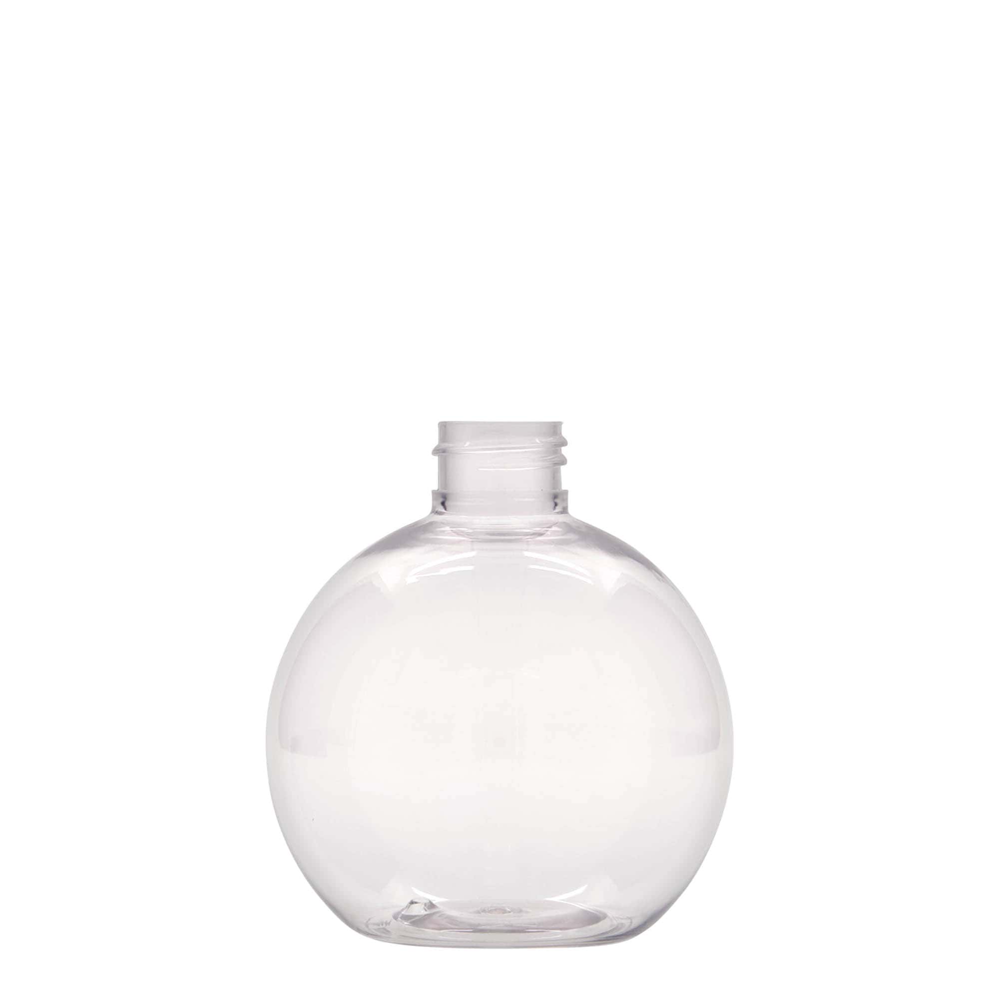 Petfles 'Perry', 250 ml, rond, kunststof, monding: 24/410