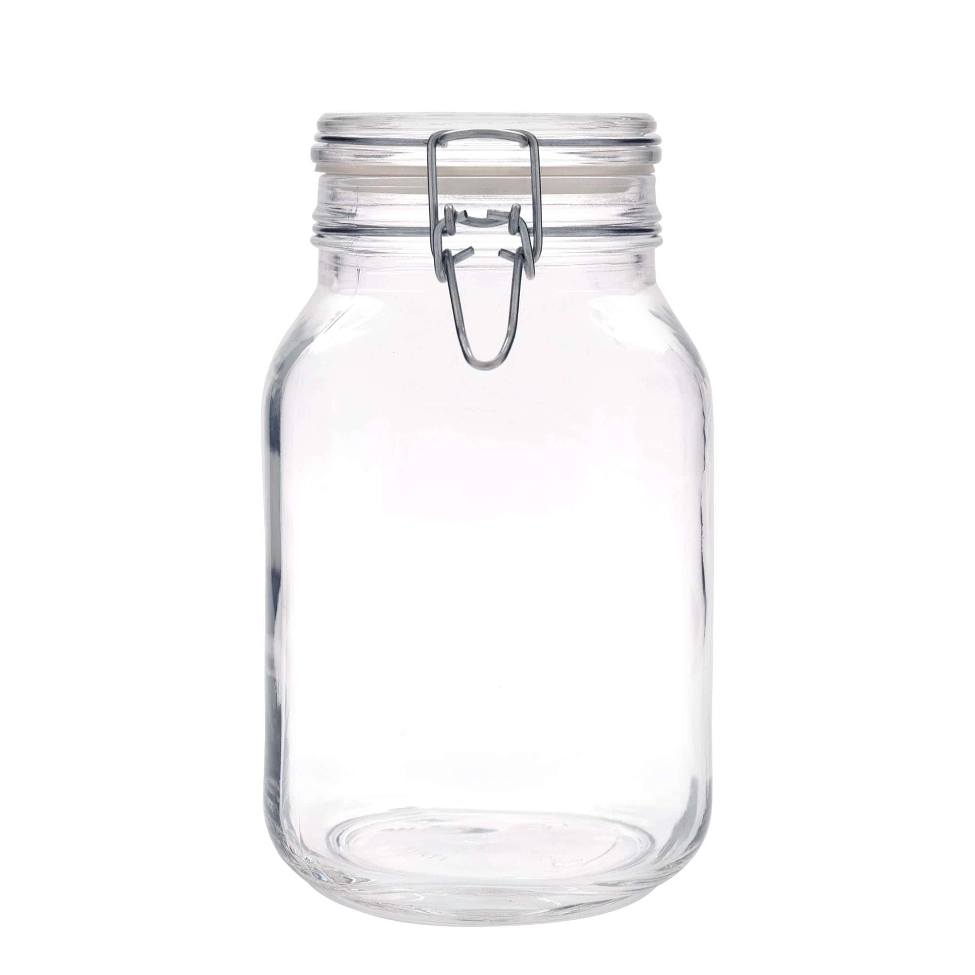 Bocal à fermeture mécanique 2 000 ml « Fido », carré, bouchage: bouchon mécanique
