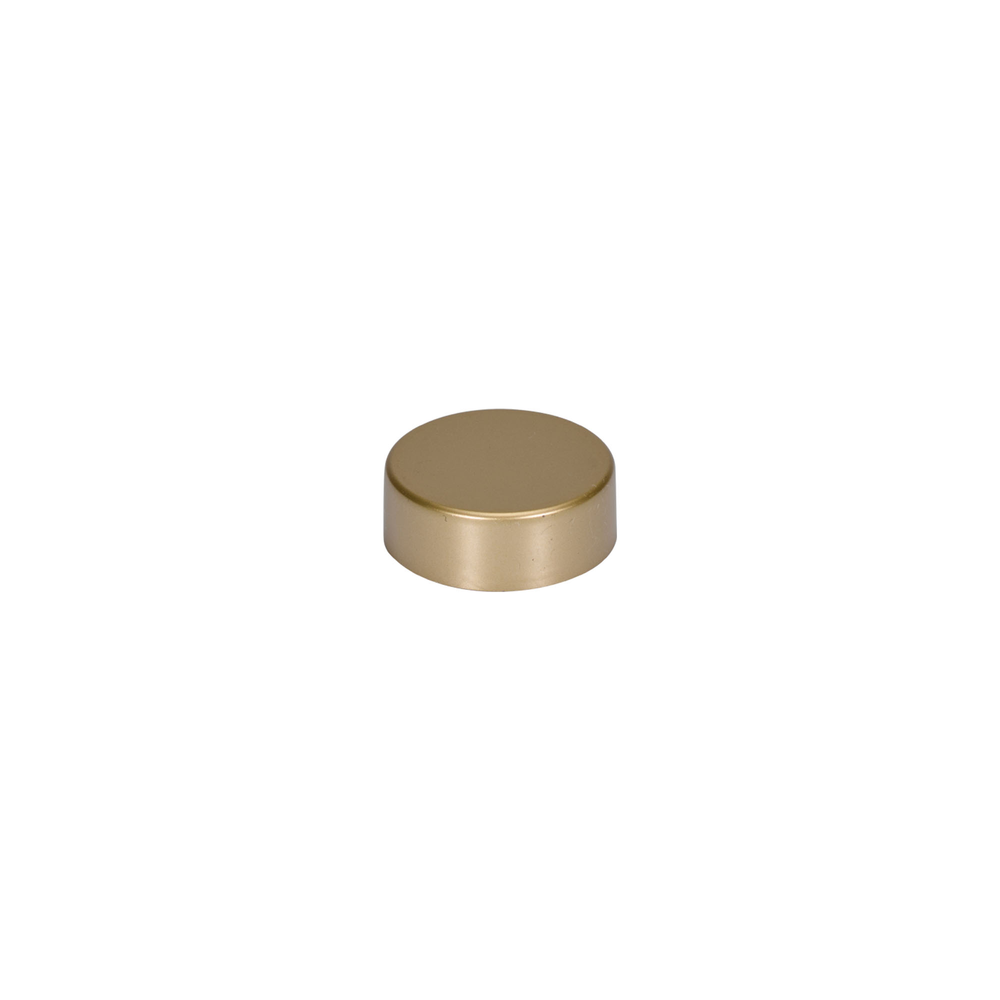 Bouchon à vis, plastique ABS, or mat, pour goulot : GPI 33/400 Bouchon à vis, plastique ABS, or mat, pour goulot : GPI 33/400