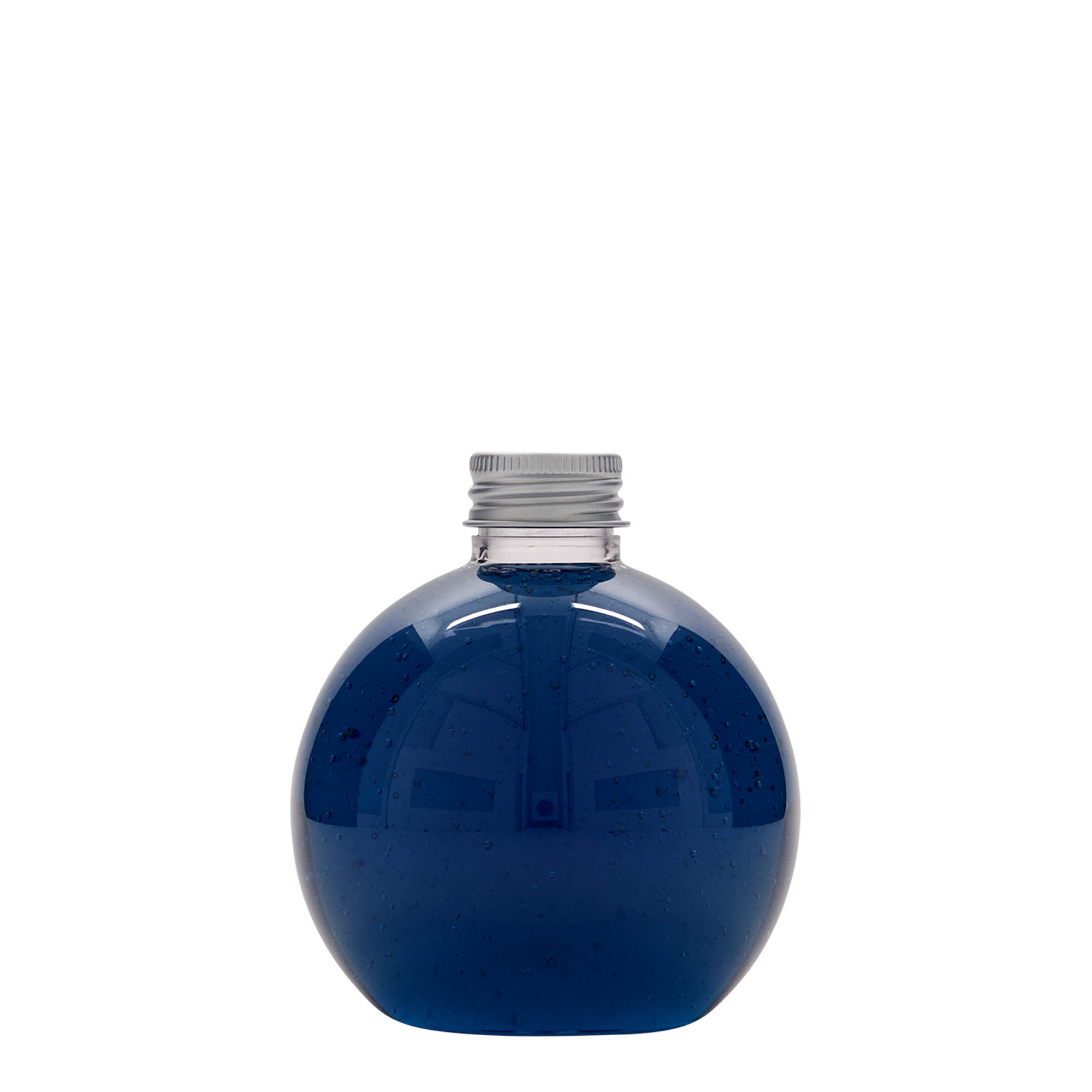 Bouteille en PET 250 ml 'Perry', ronde, plastique, bouchage: 24/410 Bouteille en PET 250 ml 'Perry', ronde, plastique, bouchage: 24/410