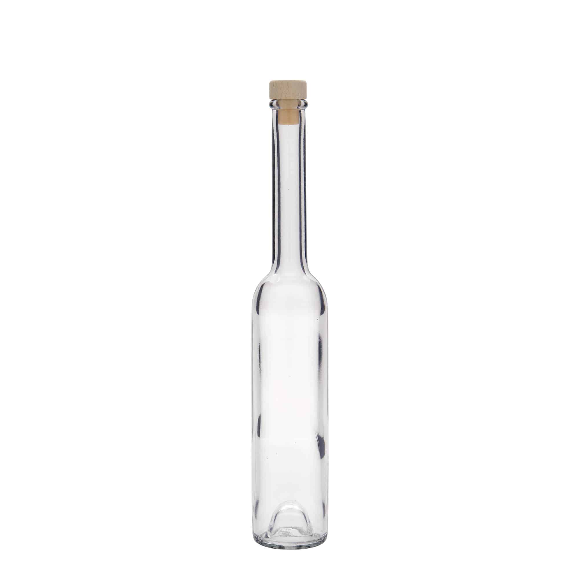 Glazen fles 'Platina', 100 ml, monding: kurk
