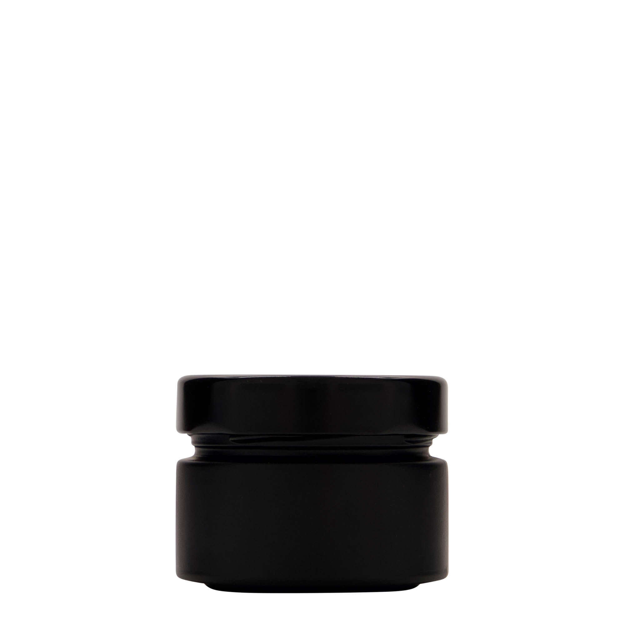 Bocal cylindrinque 130 ml 'Aurora', noir, bouchage: Deep-Twist-Off (DTO 66)