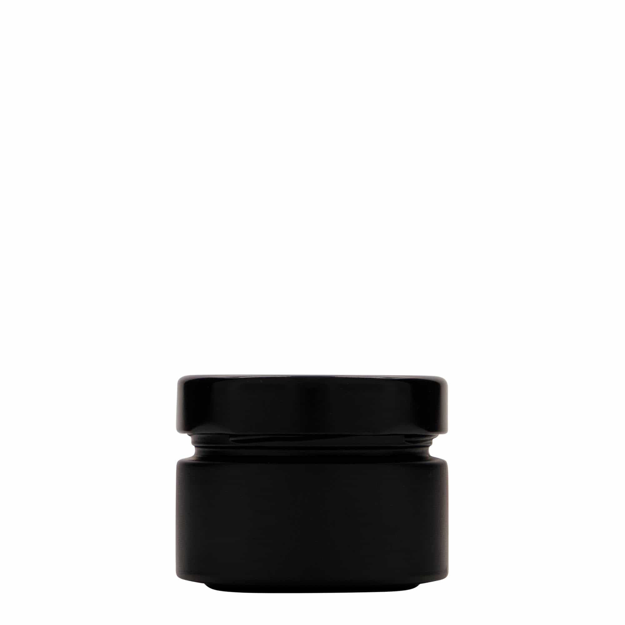 Bocal cylindrinque 130 ml « Aurora », noir, bouchage: Deep-Twist-Off (DTO 66)