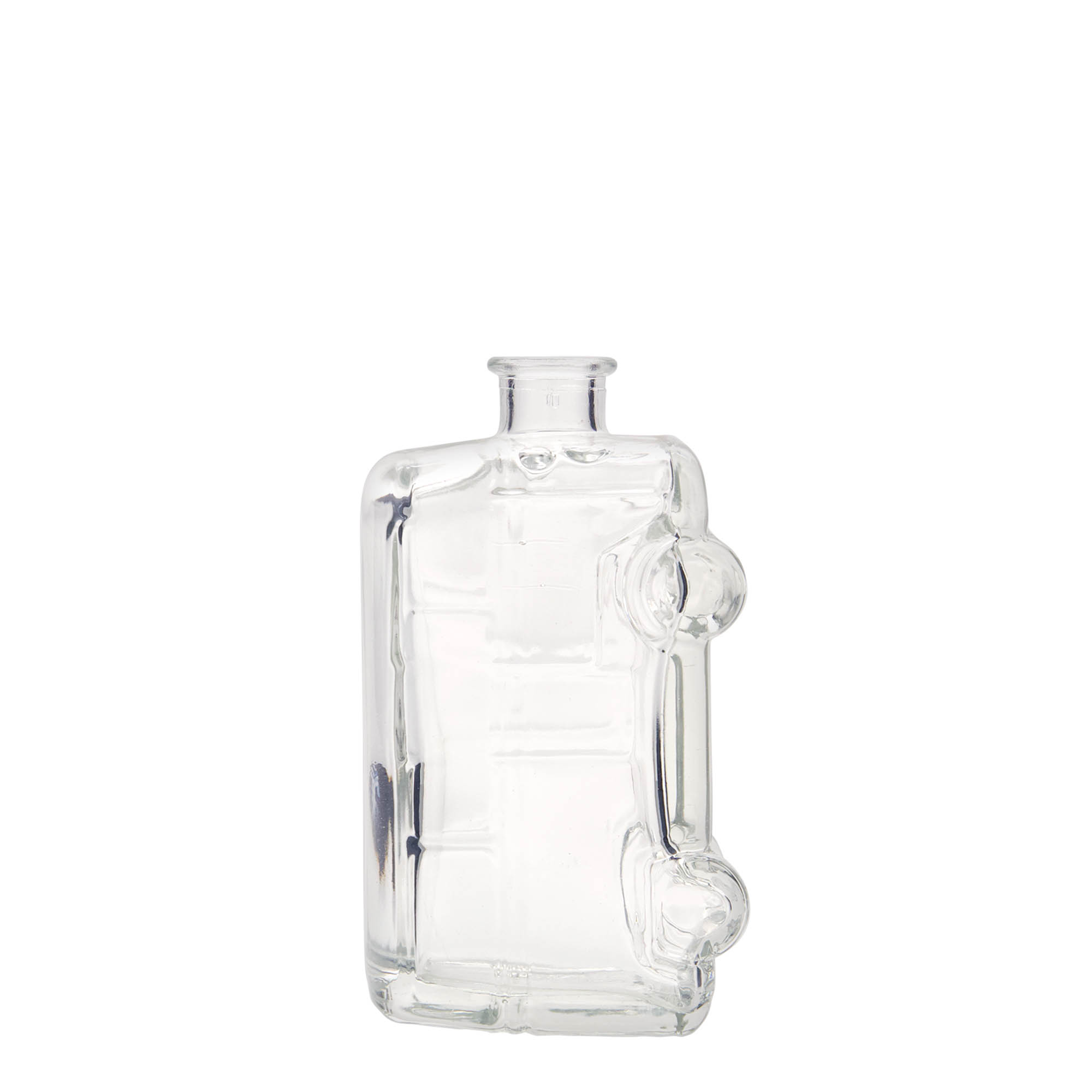 Glazen fles 'Hippiebus', 200 ml, monding: kurk