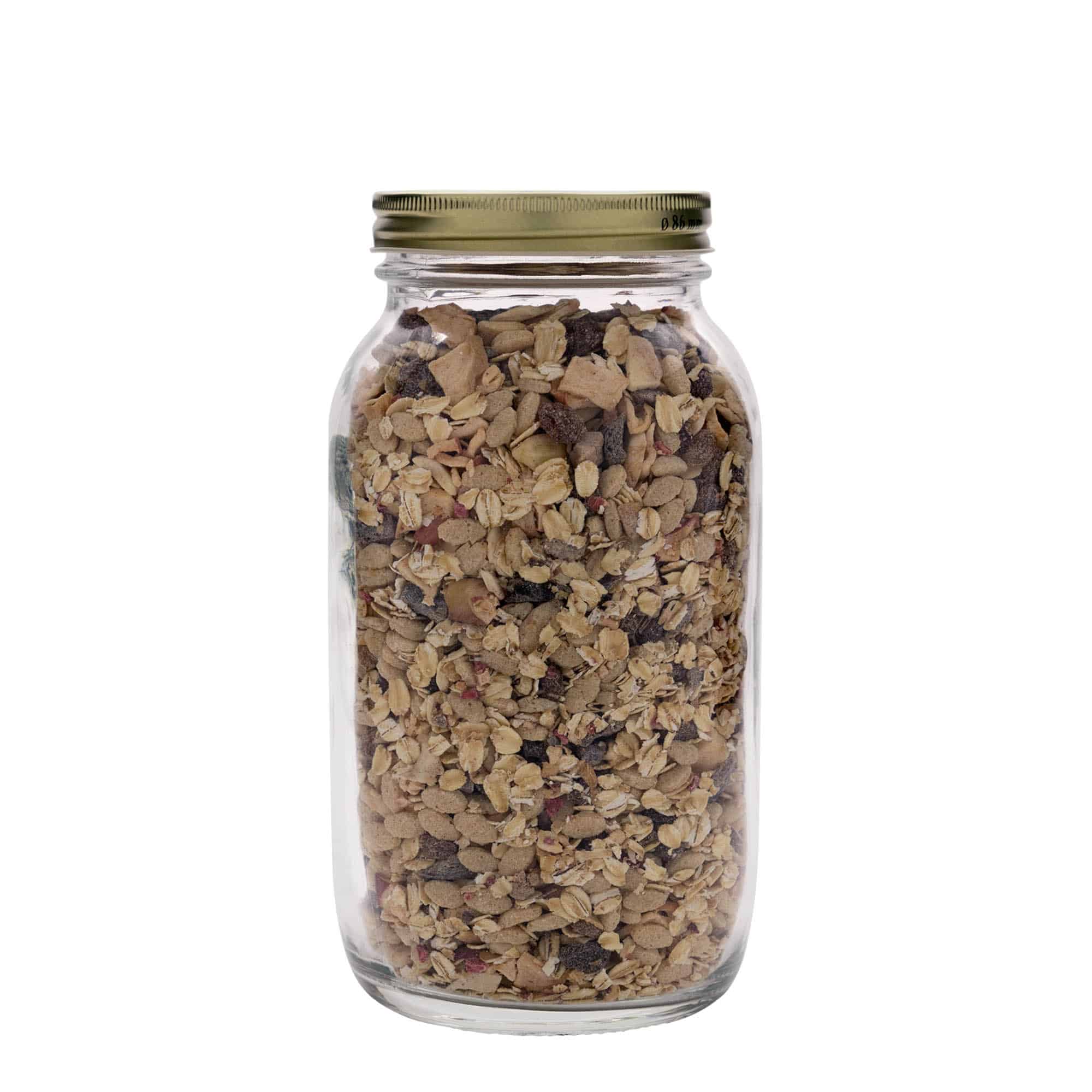 Bocal 1 500 ml 'Quattro Stagioni', bouchage: Bougage à vis