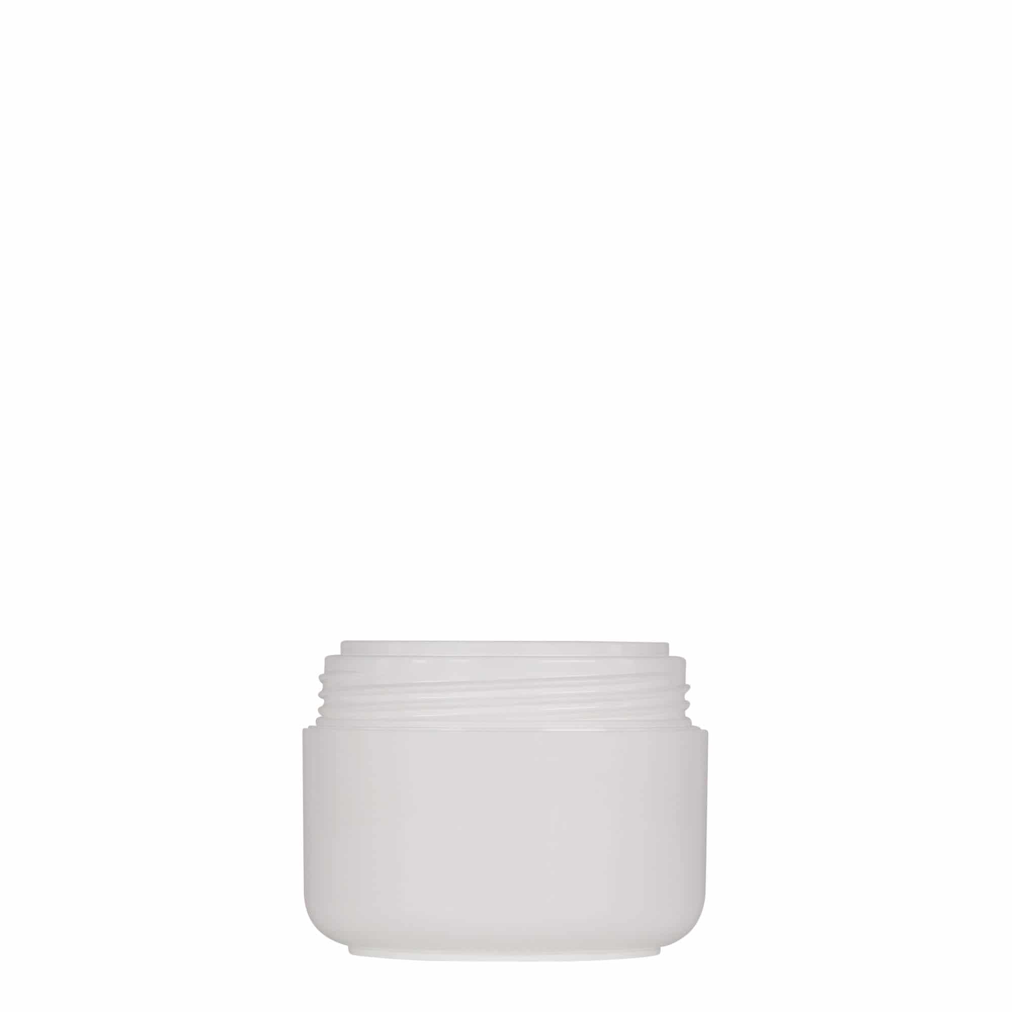 Plastic pot 'Bianca', 50 ml, PP, wit, monding: schroefsluiting Plastic pot 'Bianca', 50 ml, PP, wit, monding: schroefsluiting