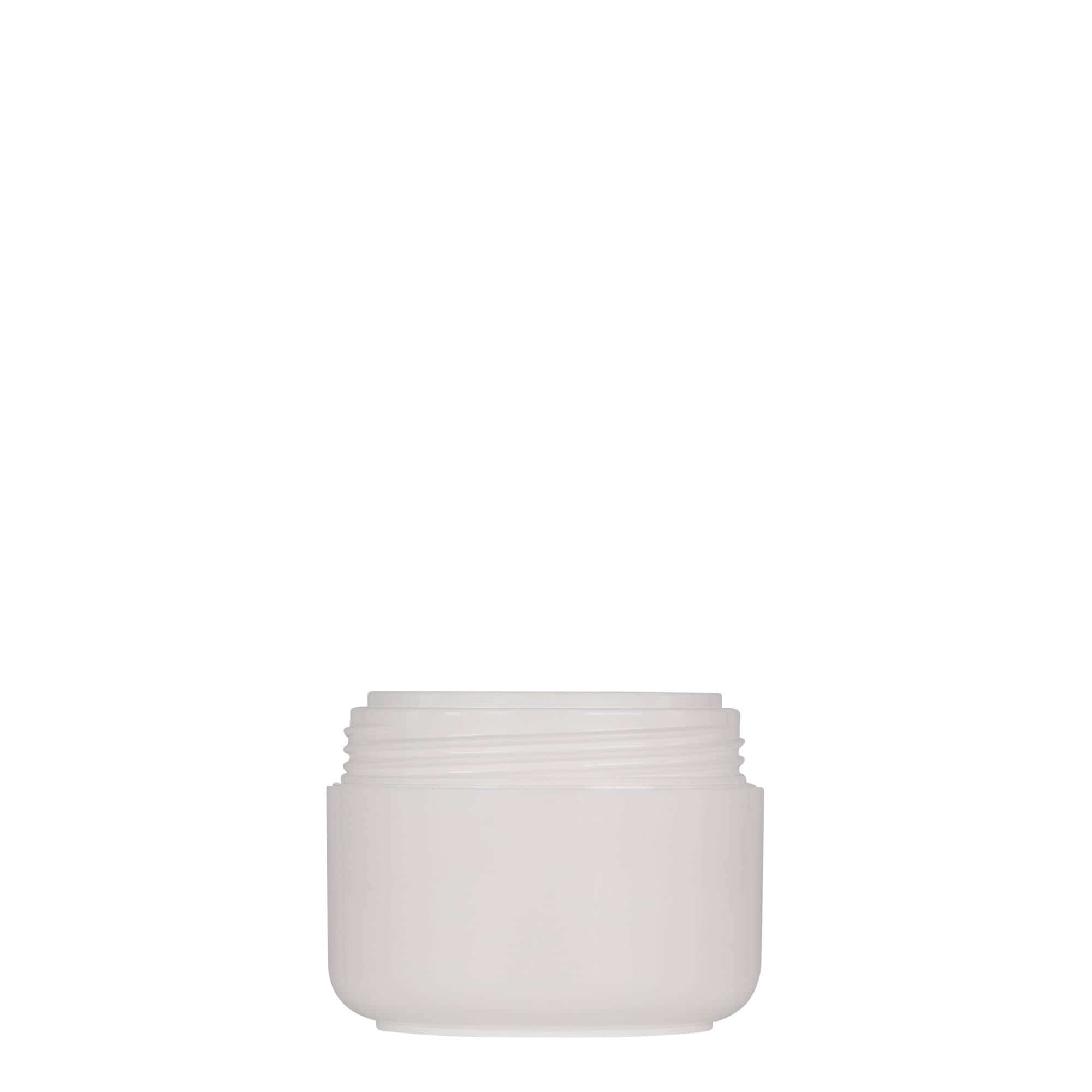 Plastic pot 'Bianca', 50 ml, PP, wit, monding: schroefsluiting