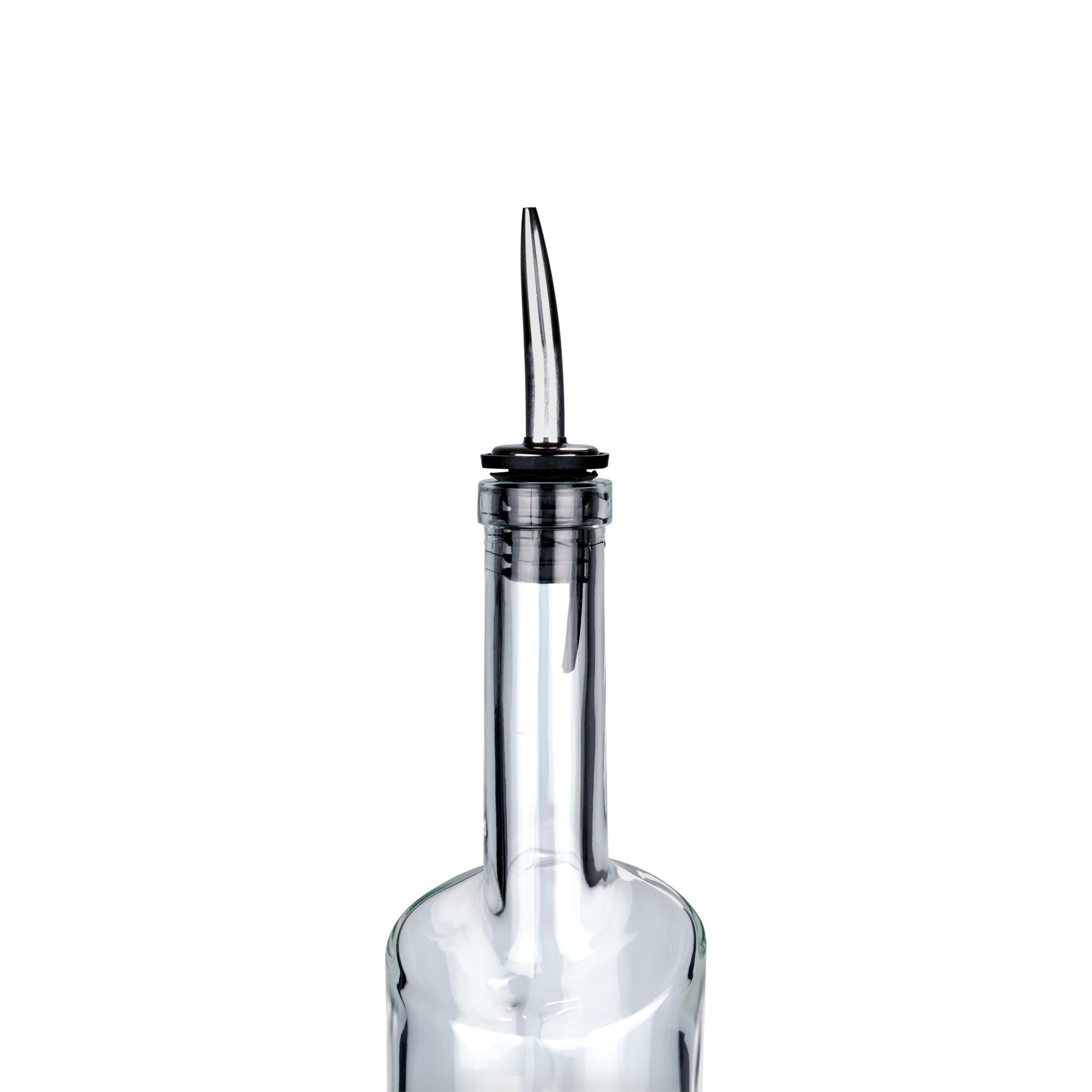 Bec-verseur inox col en velours, acier inoxydable, argenté