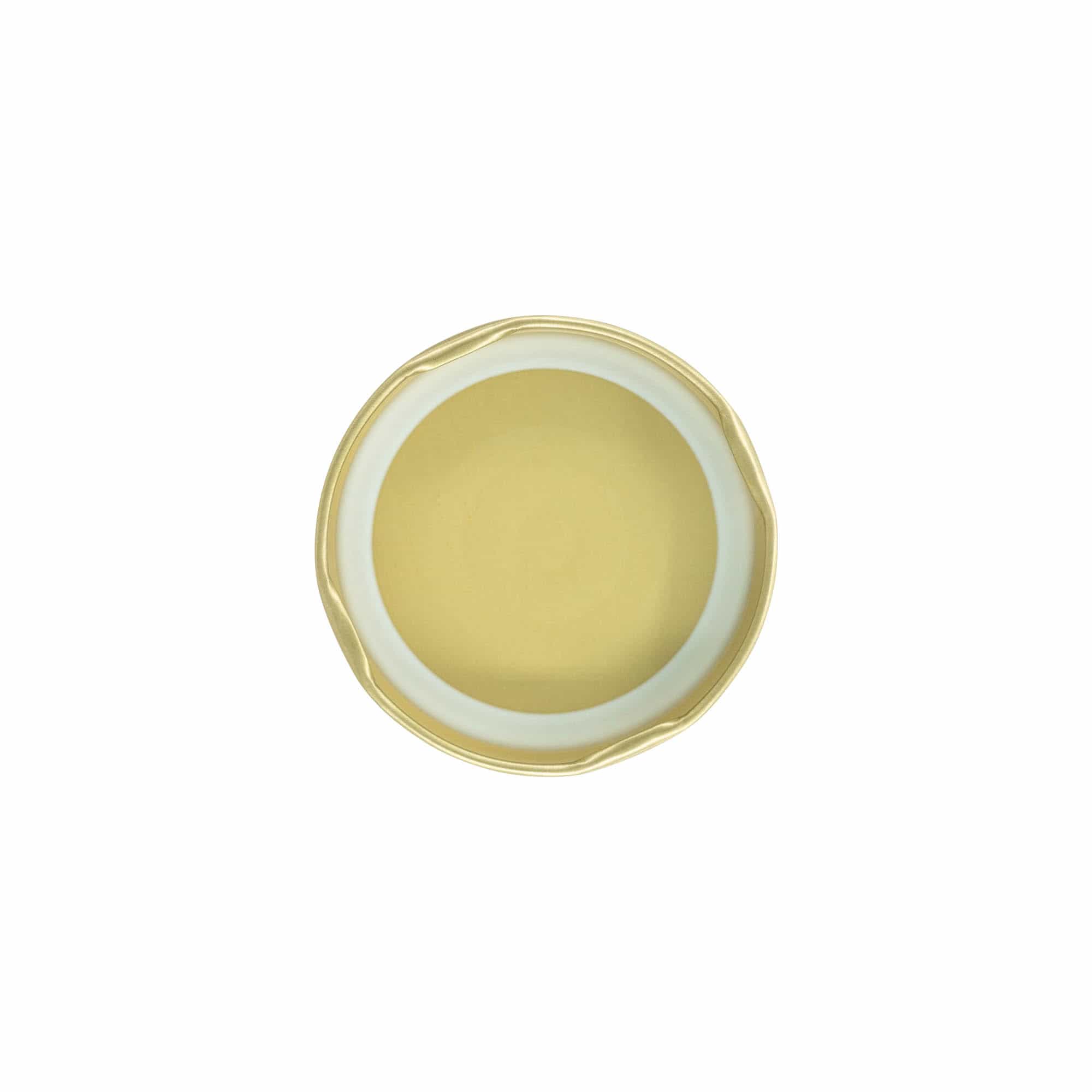 Couvercle Twist-Off, fer blanc, doré, pour bouchage: TO 63