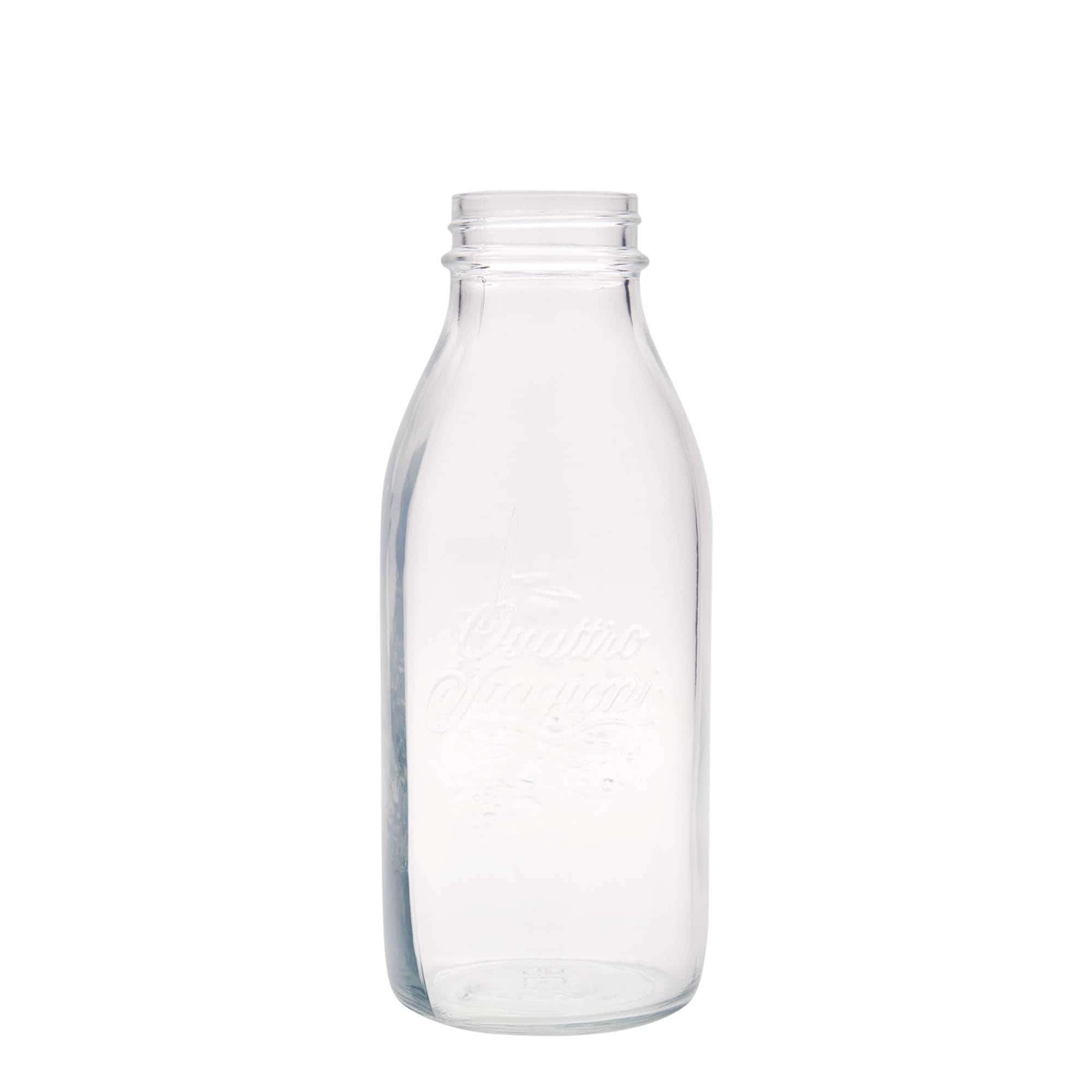 Bouteille en verre 1 000 ml « Quattro Stagioni », bouchage: Bougage à vis