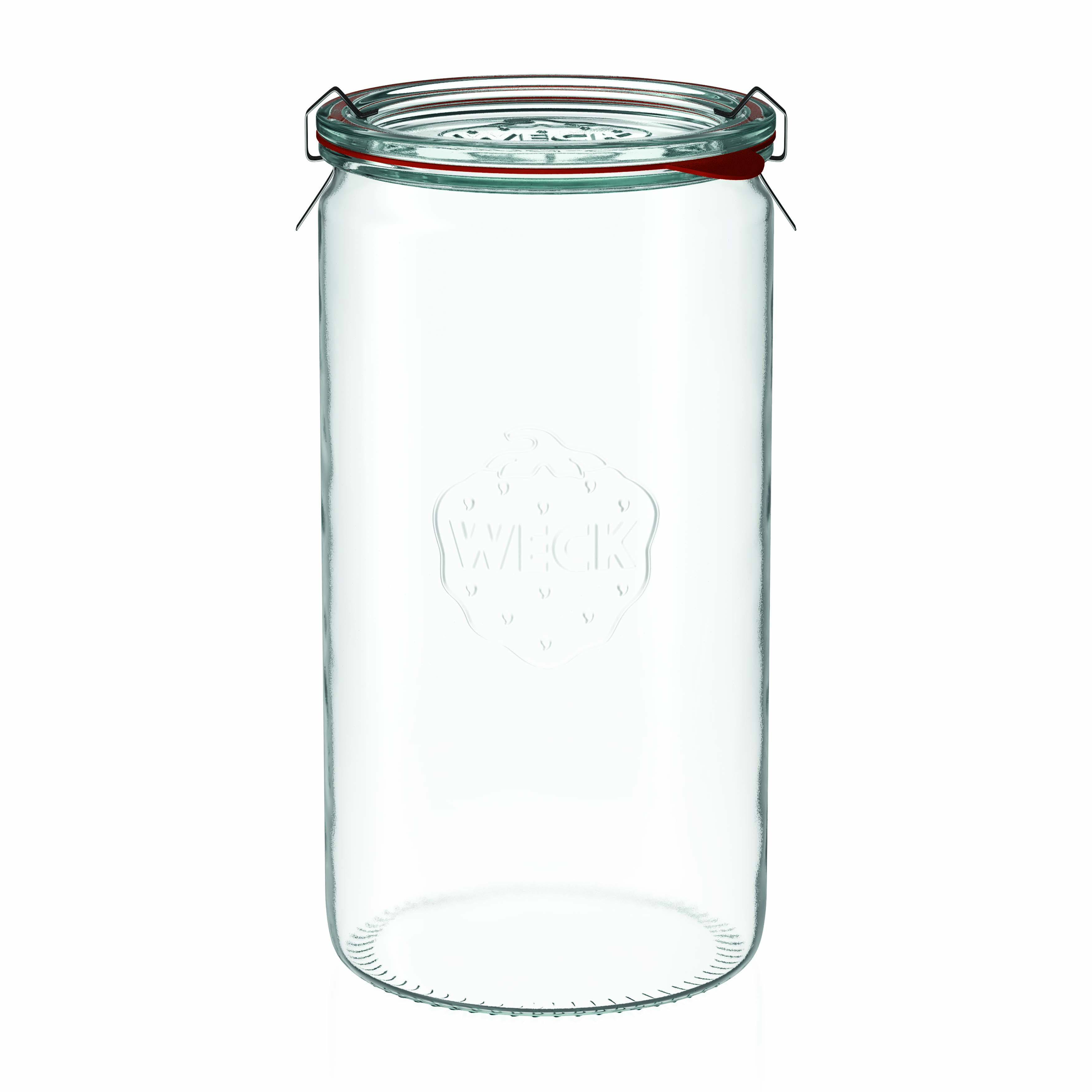 Bocal WECK cylindrique 1 575 ml, bouchage: bords arrondis