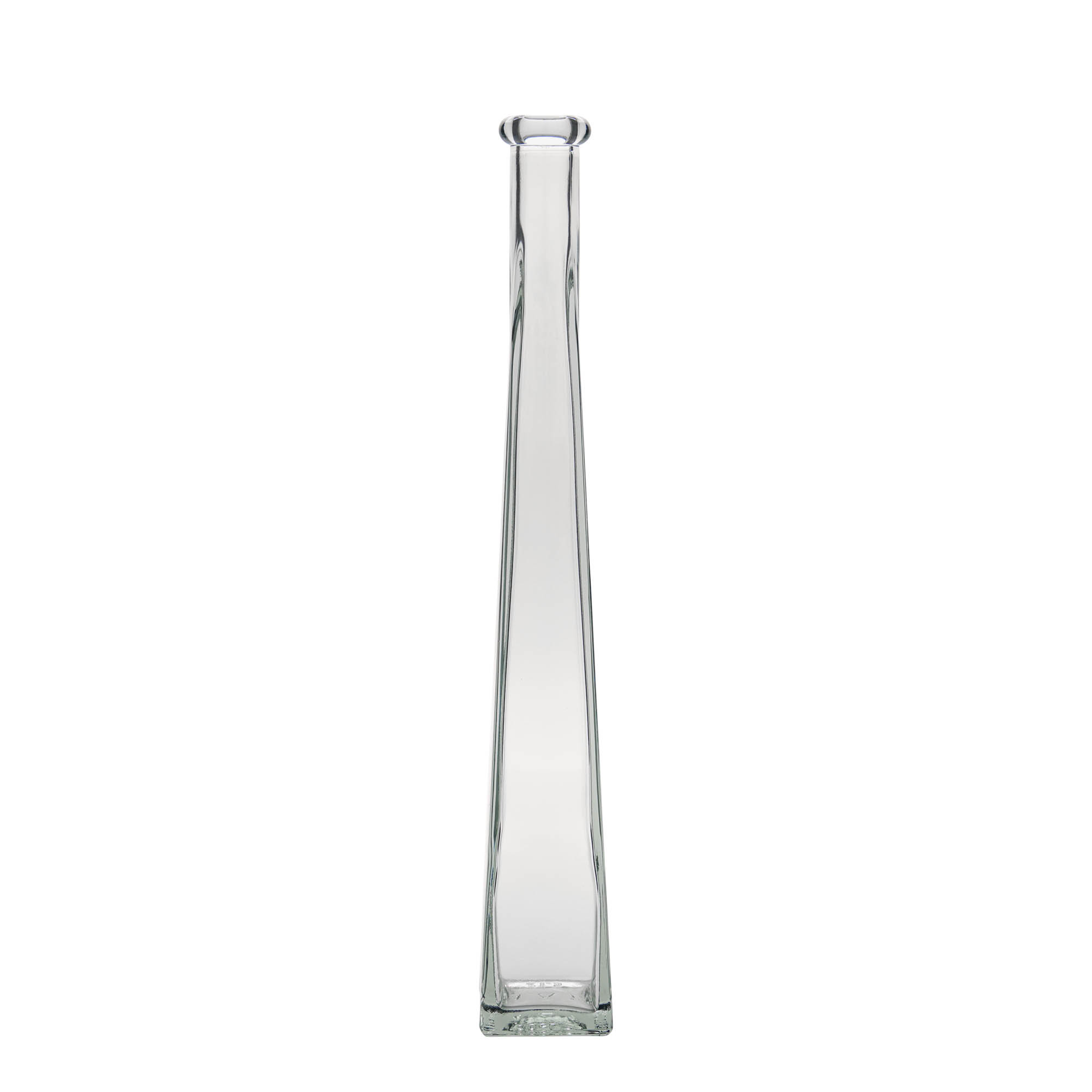 Bouteille en verre 200 ml « Dama Quadrato », carrée, bouchage: bouchon