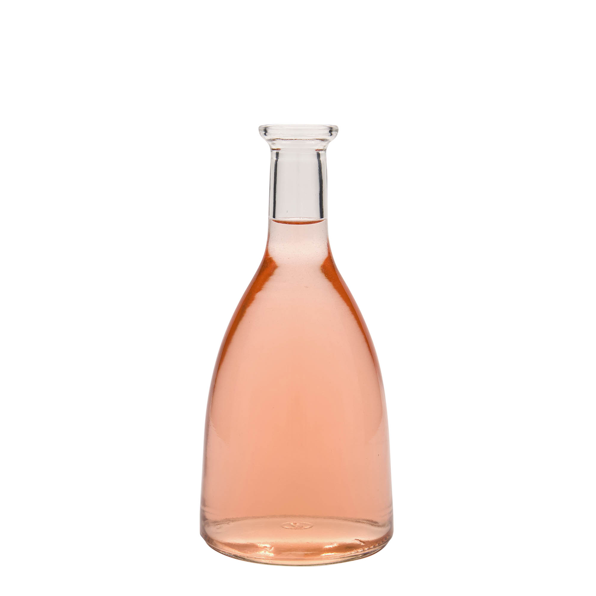 Glazen fles 'Viola', 500 ml, monding: kurk Glazen fles 'Viola', 500 ml, monding: kurk