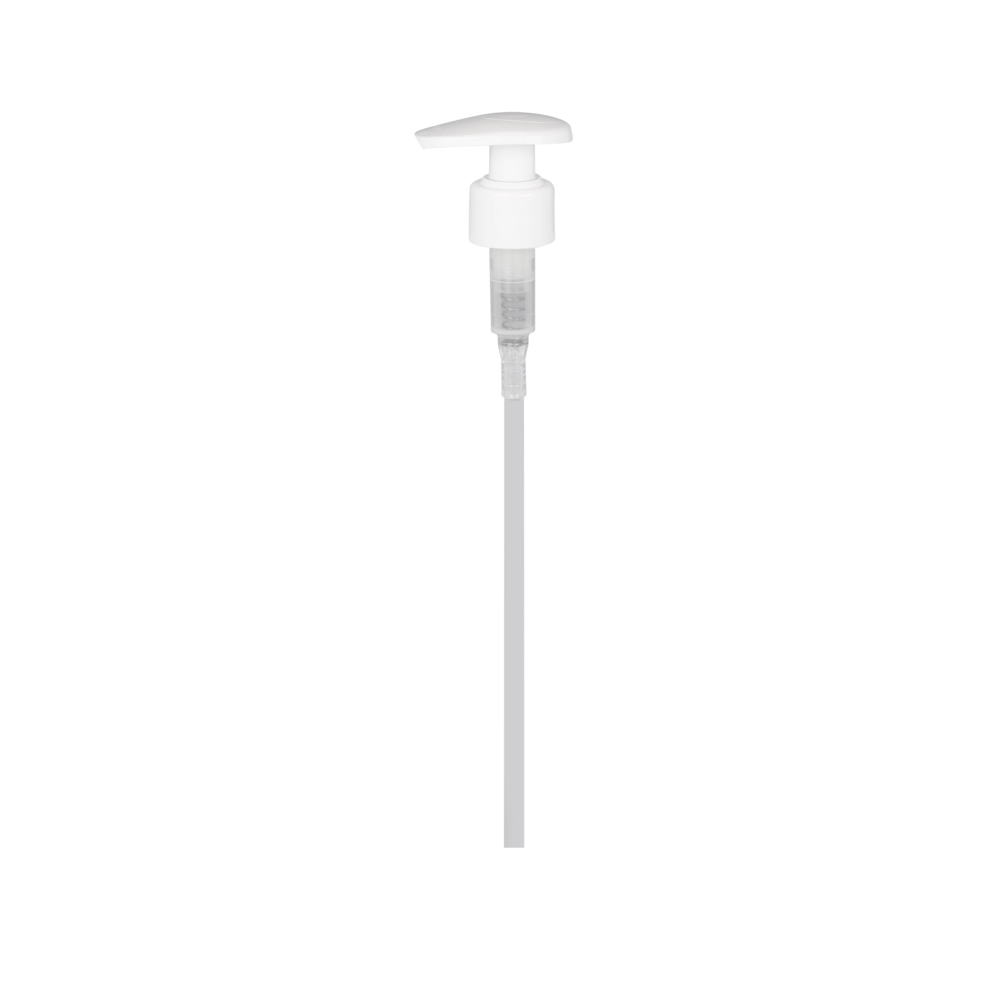 Schroefsluiting dispenserpomp, PP-kunststof, wit, voor monding: 24/410 Schroefsluiting dispenserpomp, PP-kunststof, wit, voor monding: 24/410