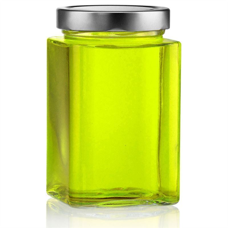 Bocal carré 720 ml « Ikarus », bouchage: Deep-Twist-Off (DTO 82)