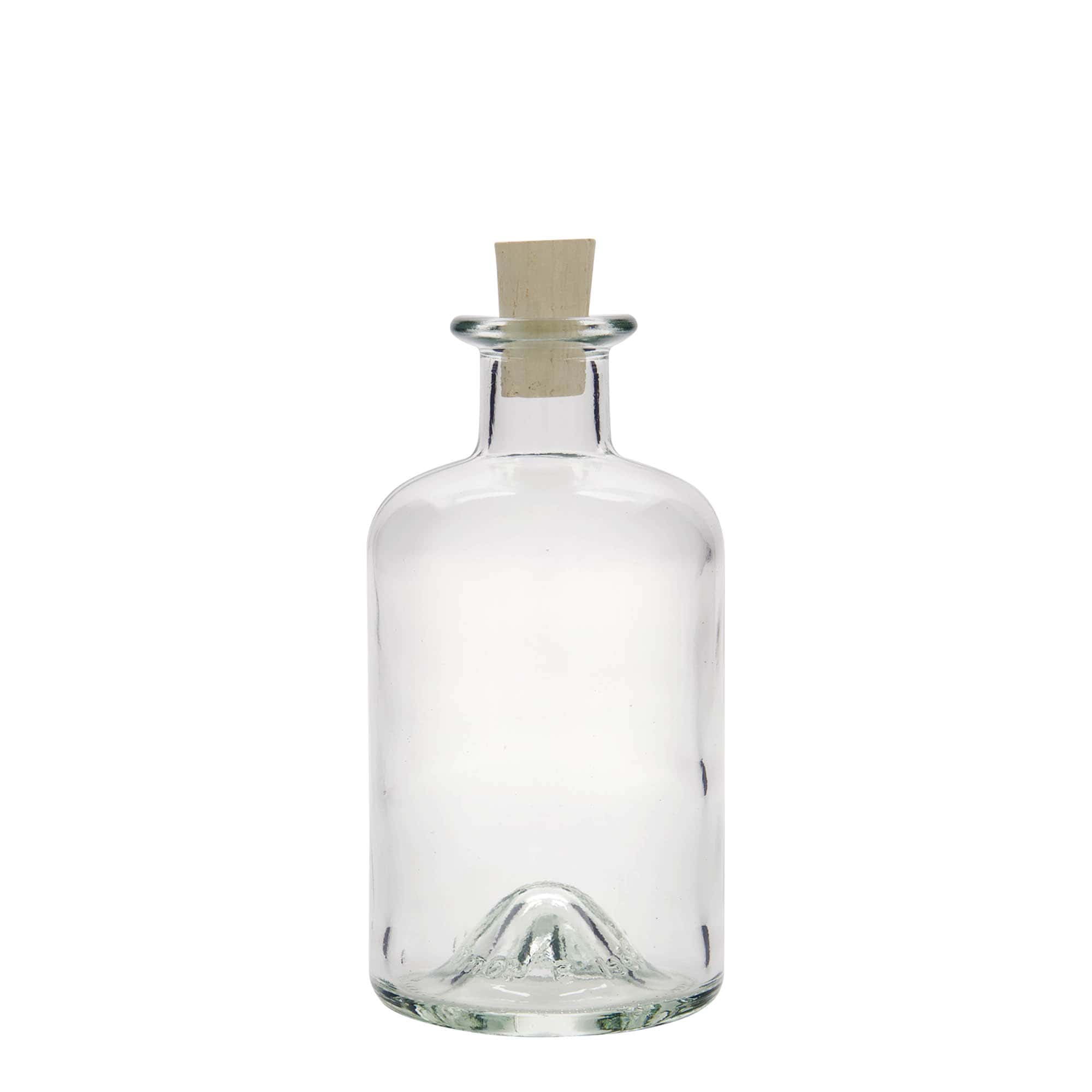 Glazen fles Apotheker, 350 ml, monding: kurk