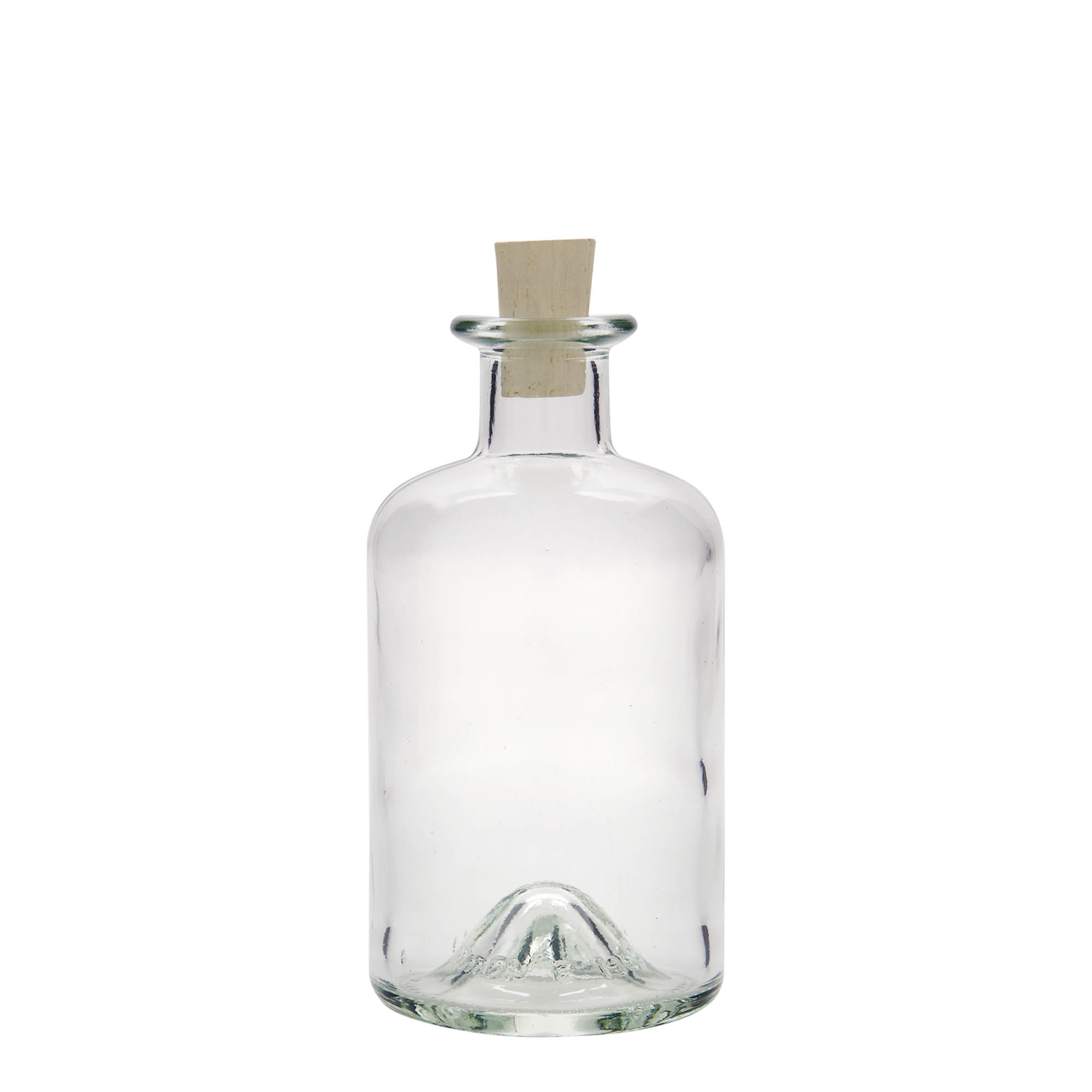 Glazen fles Apotheker, 350 ml, monding: kurk Glazen fles Apotheker, 350 ml, monding: kurk