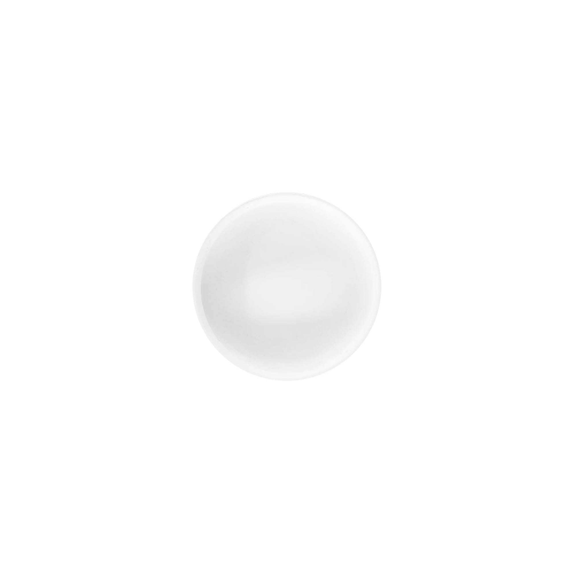 Schroefsluiting 'White Line', 6 ml, PP-kunststof, wit Schroefsluiting 'White Line', 6 ml, PP-kunststof, wit