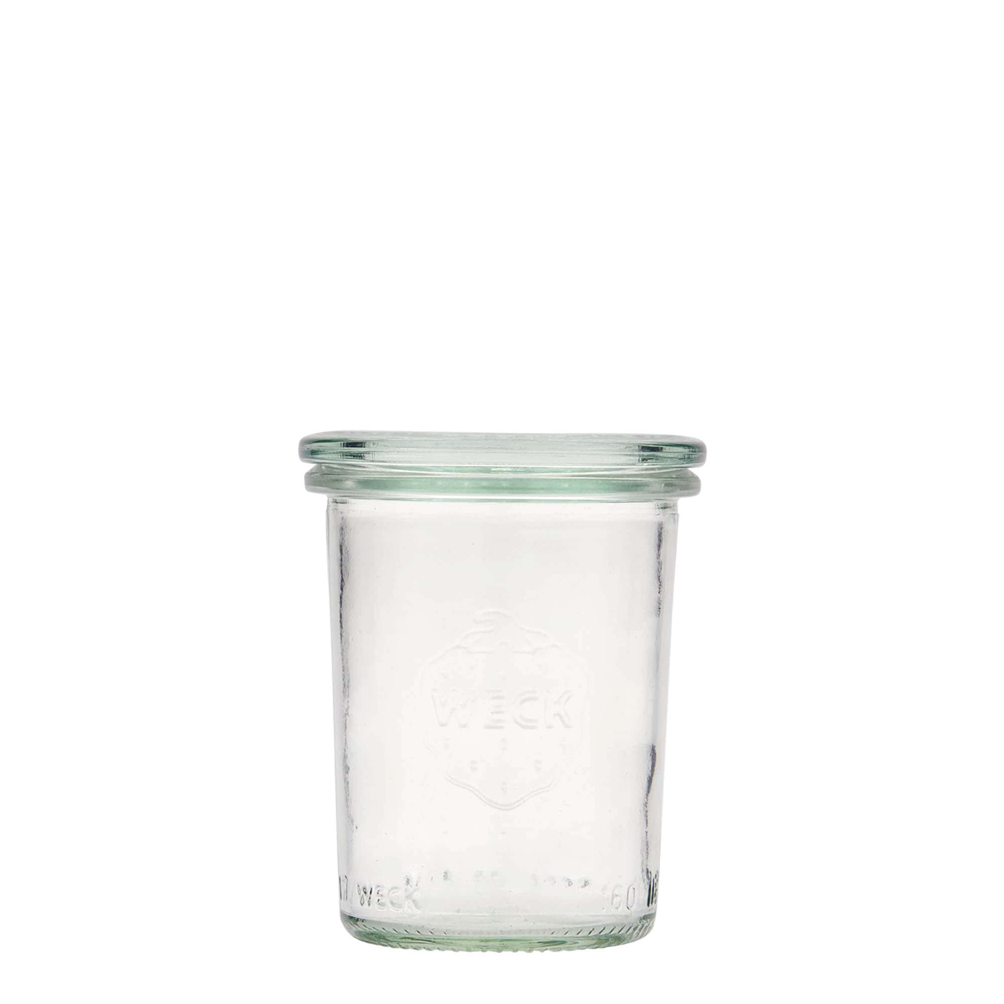 Verrine WECK 160 ml, bouchage: bords arrondis