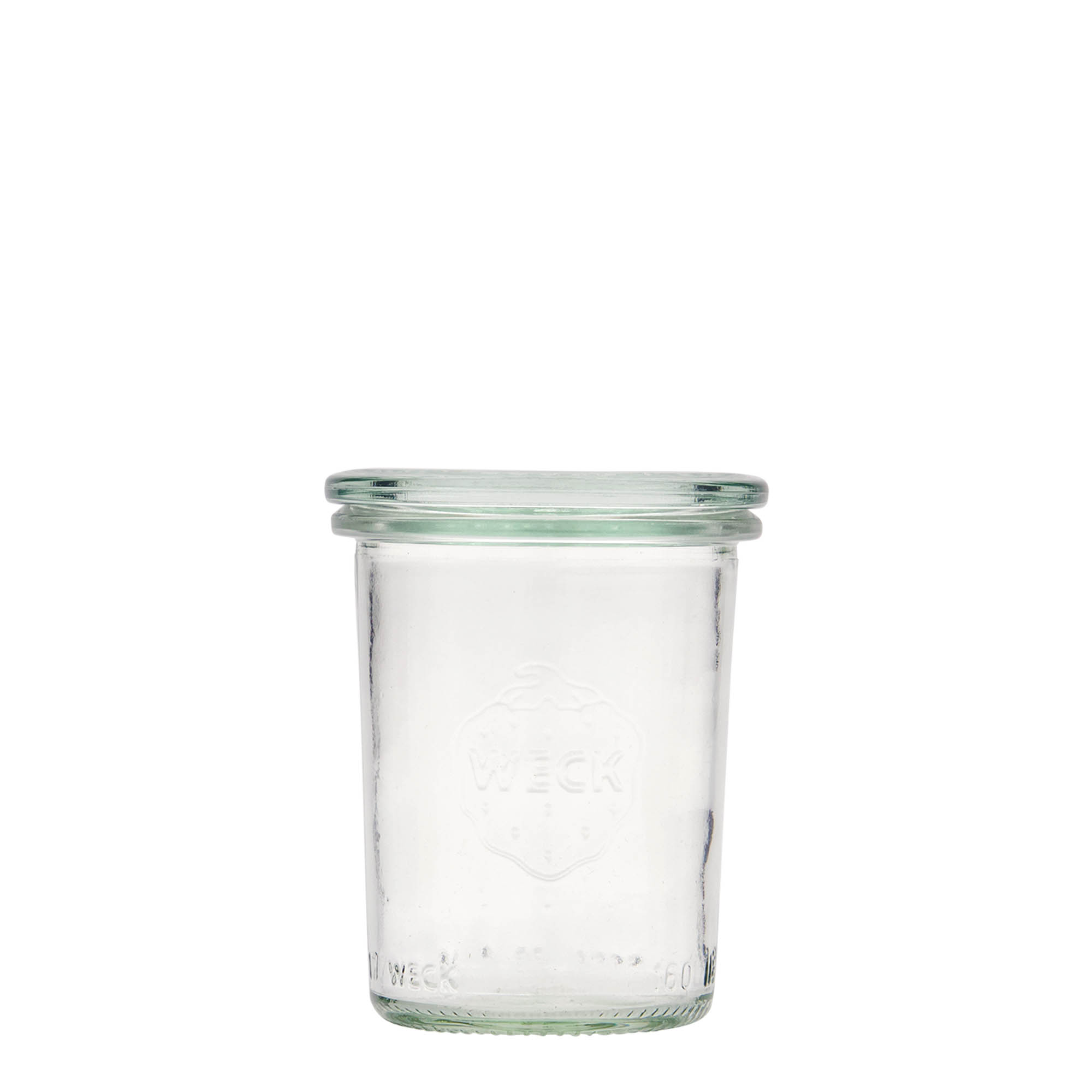 Verrine WECK 160 ml, bouchage: bords arrondis Verrine WECK 160 ml, bouchage: bords arrondis