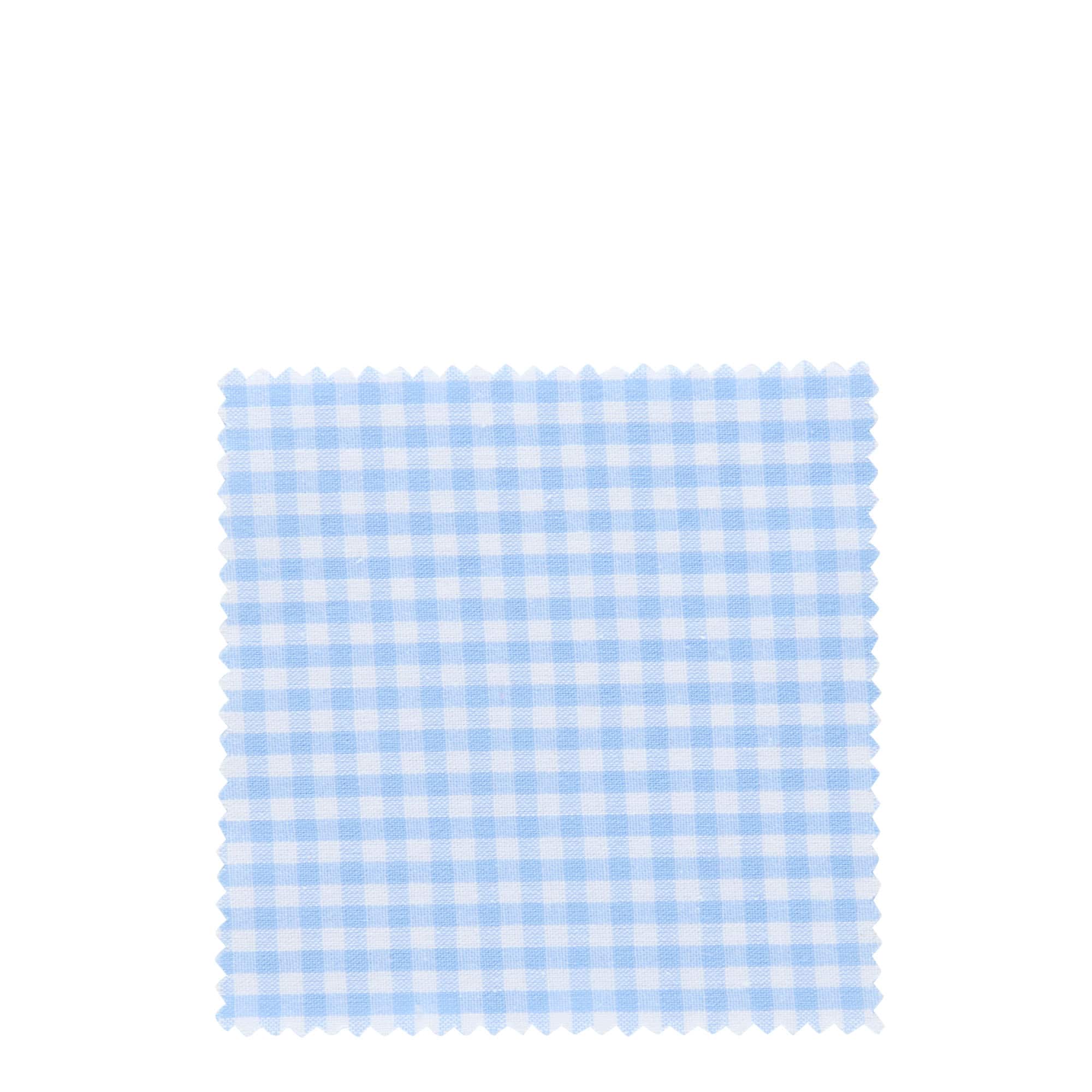 Napperon à carreaux 12x12, carré, tissu, bleu clair, bouchage: TO38-TO53