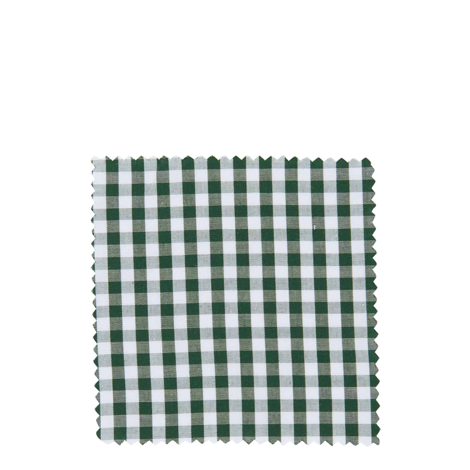 Napperon à carreaux 12x12, carré, tissu, vert foncé, bouchage: TO38-TO53